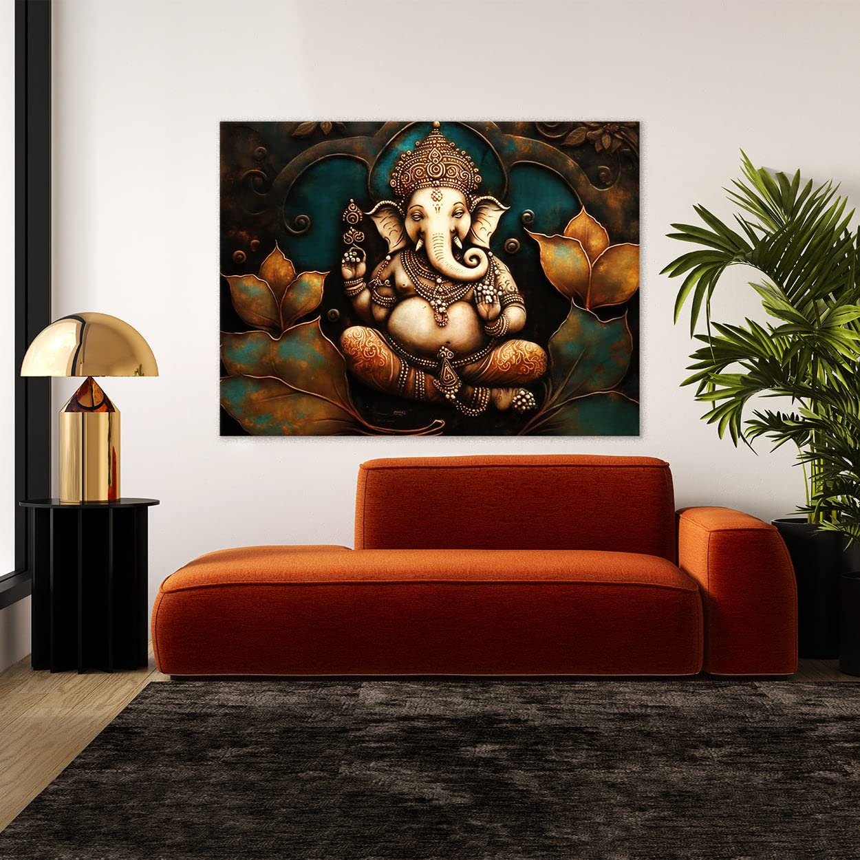 Amazon.com: Sense Canvas Ganesha Art Indian 11 Canvas Art - Home