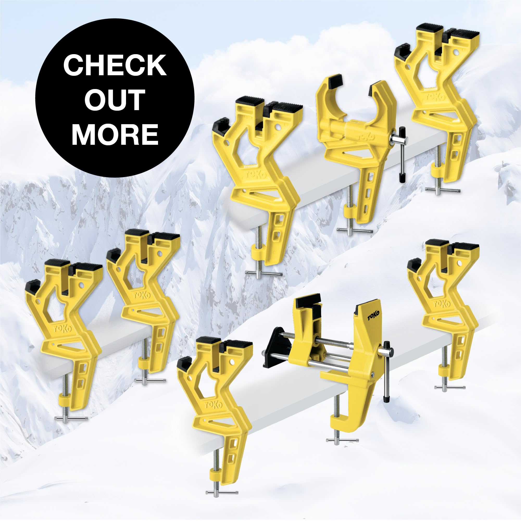 Amazon | トコ(TOKO) スキー スノーボード メンテナンス用 バイス