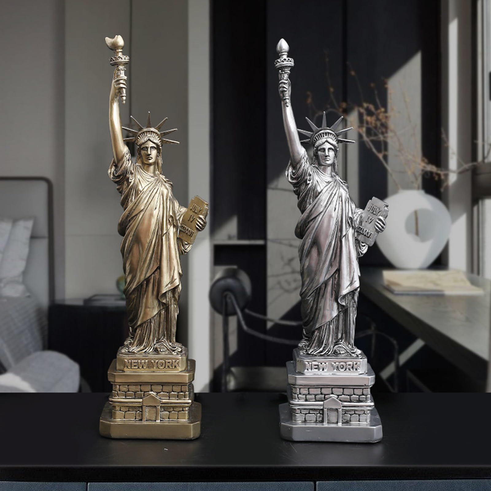 Amazon.co.jp: 創造的な自由の女神、樹脂の自由の女神の置物、自由の