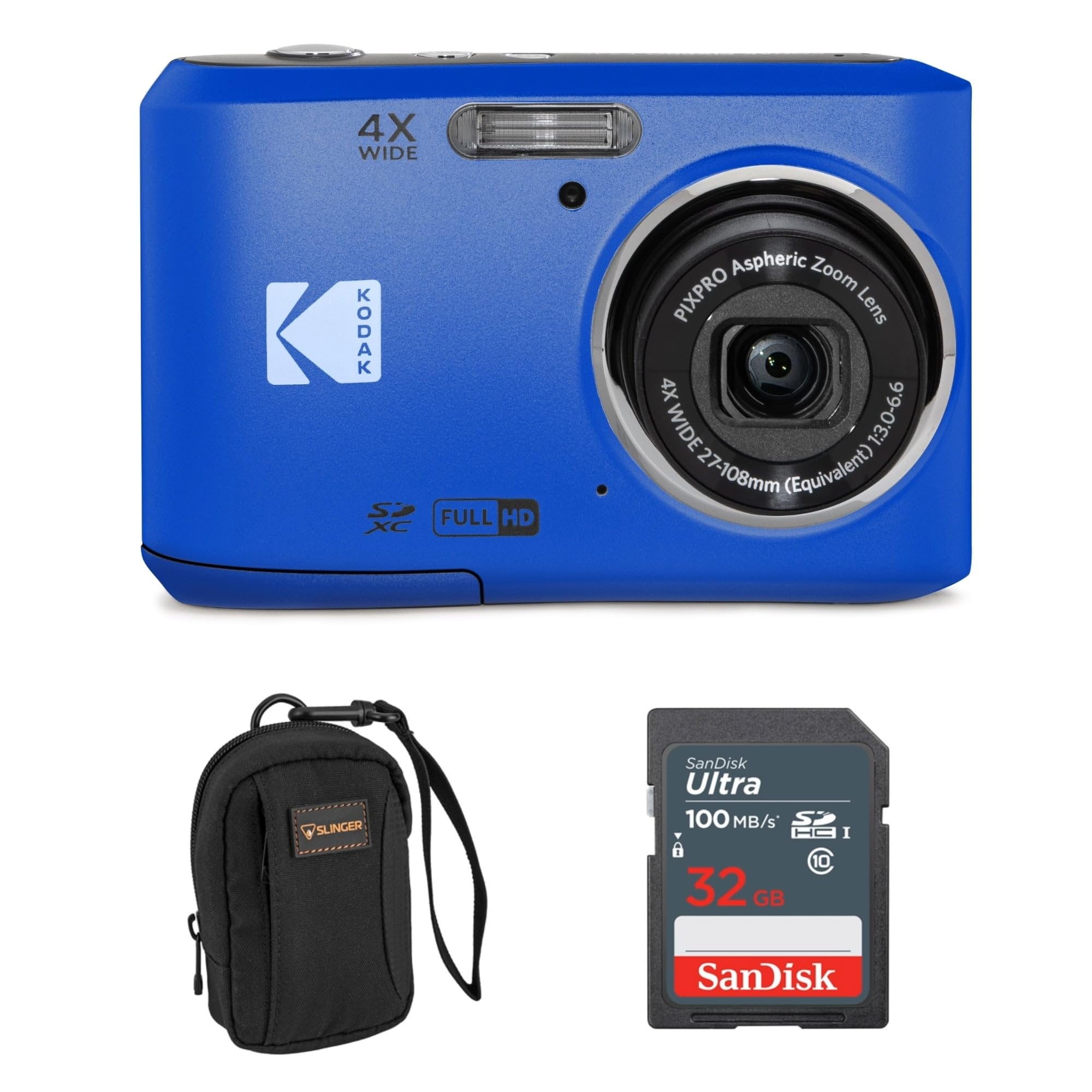 Amazon.com : KODAK PIXPRO FZ45-BK 16MP Digital Camera 4X Optical