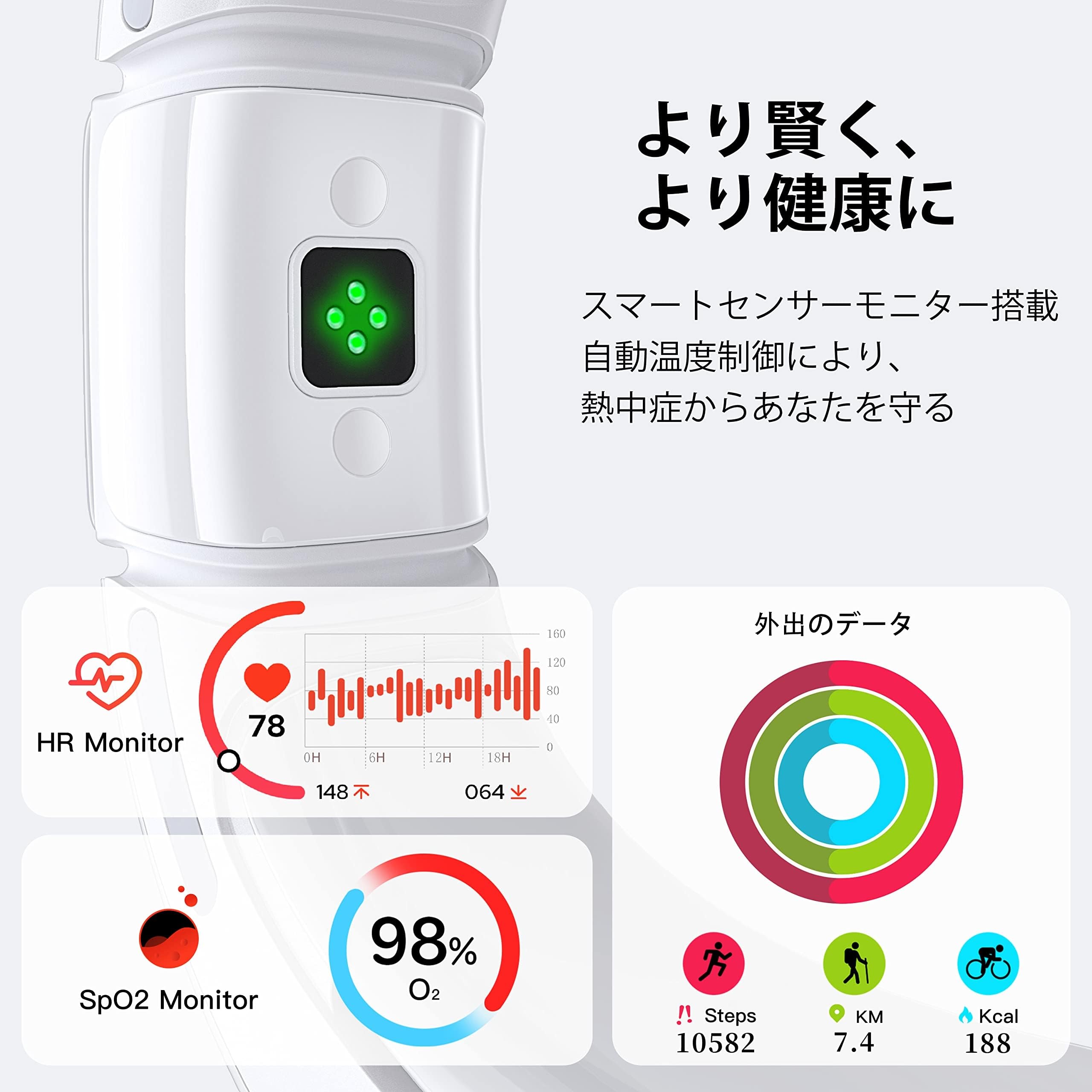 Amazon | 【次世代 AIネッククーラー】 RANVOO AICE3 スマートクーラー