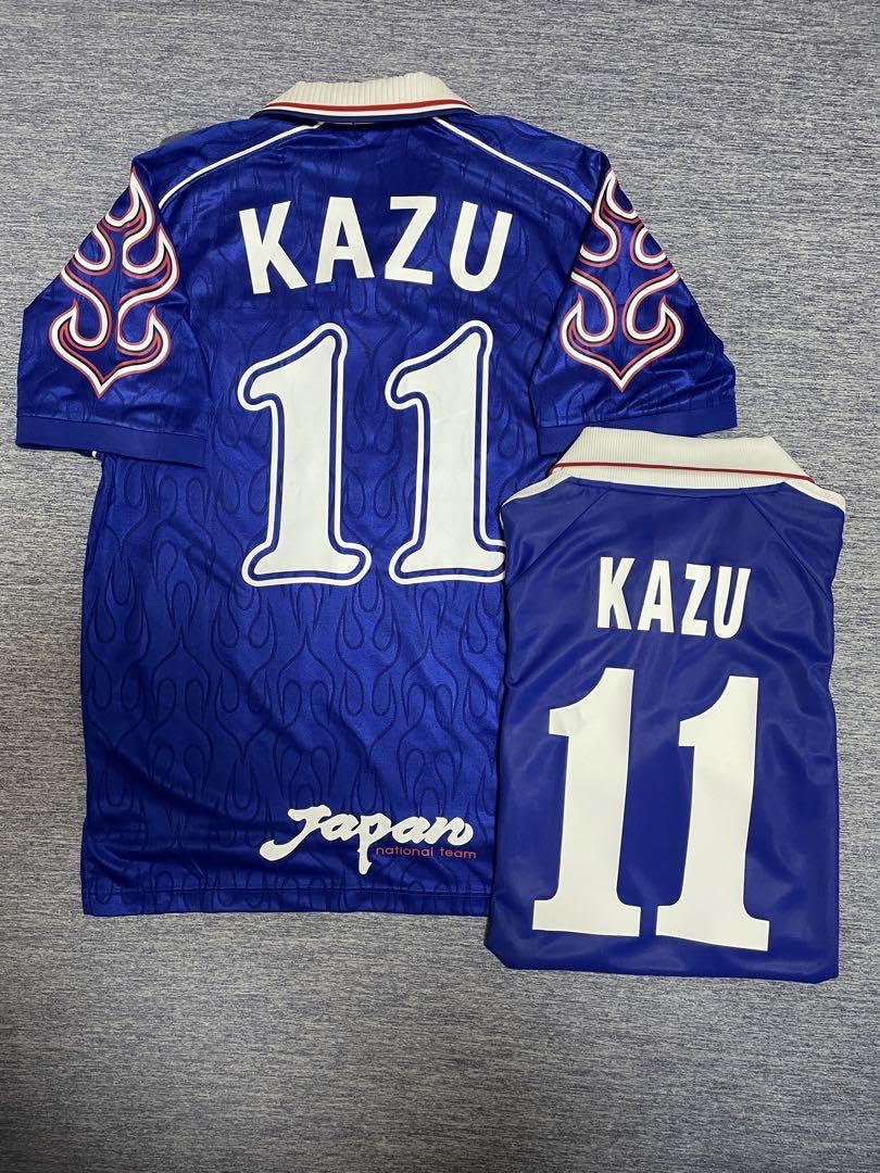Amazon.co.jp: 日本代表 三浦知良 ユニフォーム2枚セット カズ KAZU