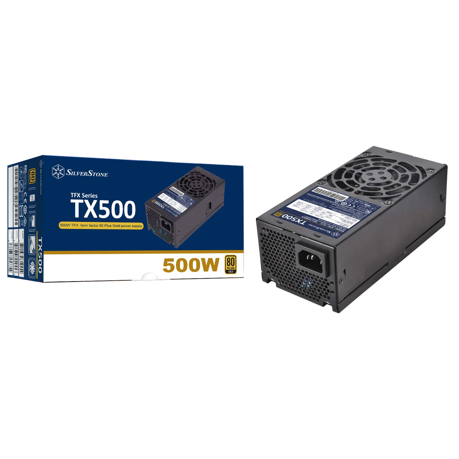 Amazon | SilverStone Technology 500W 固定ケーブル TFX 電源 80