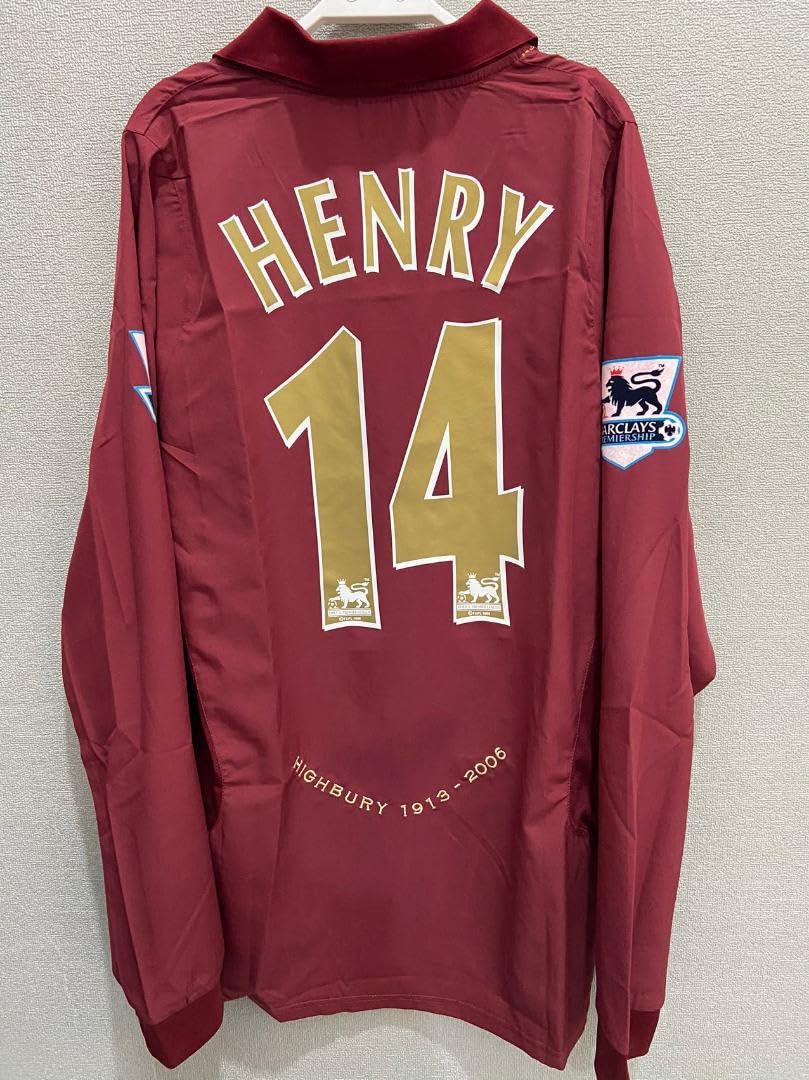05-06 アーセナル ユニフォーム 14番 アンリ 長袖