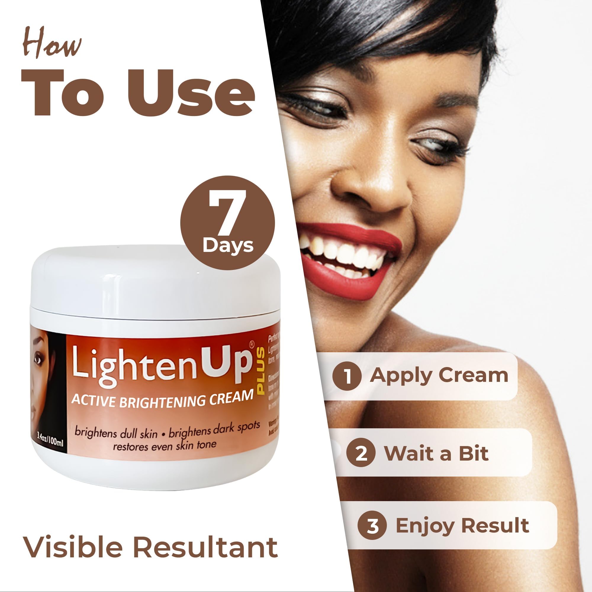 Amazon.com : Lighten-Up Plus Active Skin Brightening Cream - 3.4
