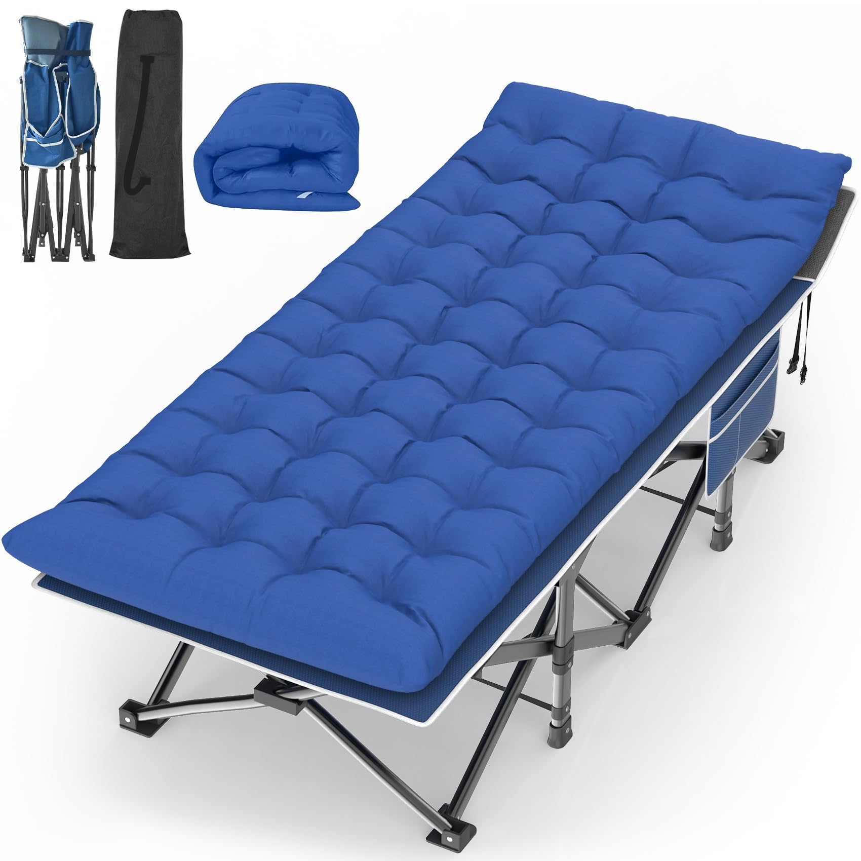 Amazon.com: Suteck Camping Cot, 32In XXL Folding Camping Cot Heavy