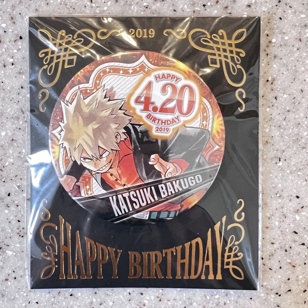 Amazon.co.jp: バースデイ缶バッジ 爆豪勝己 2019 ジャンプショップ