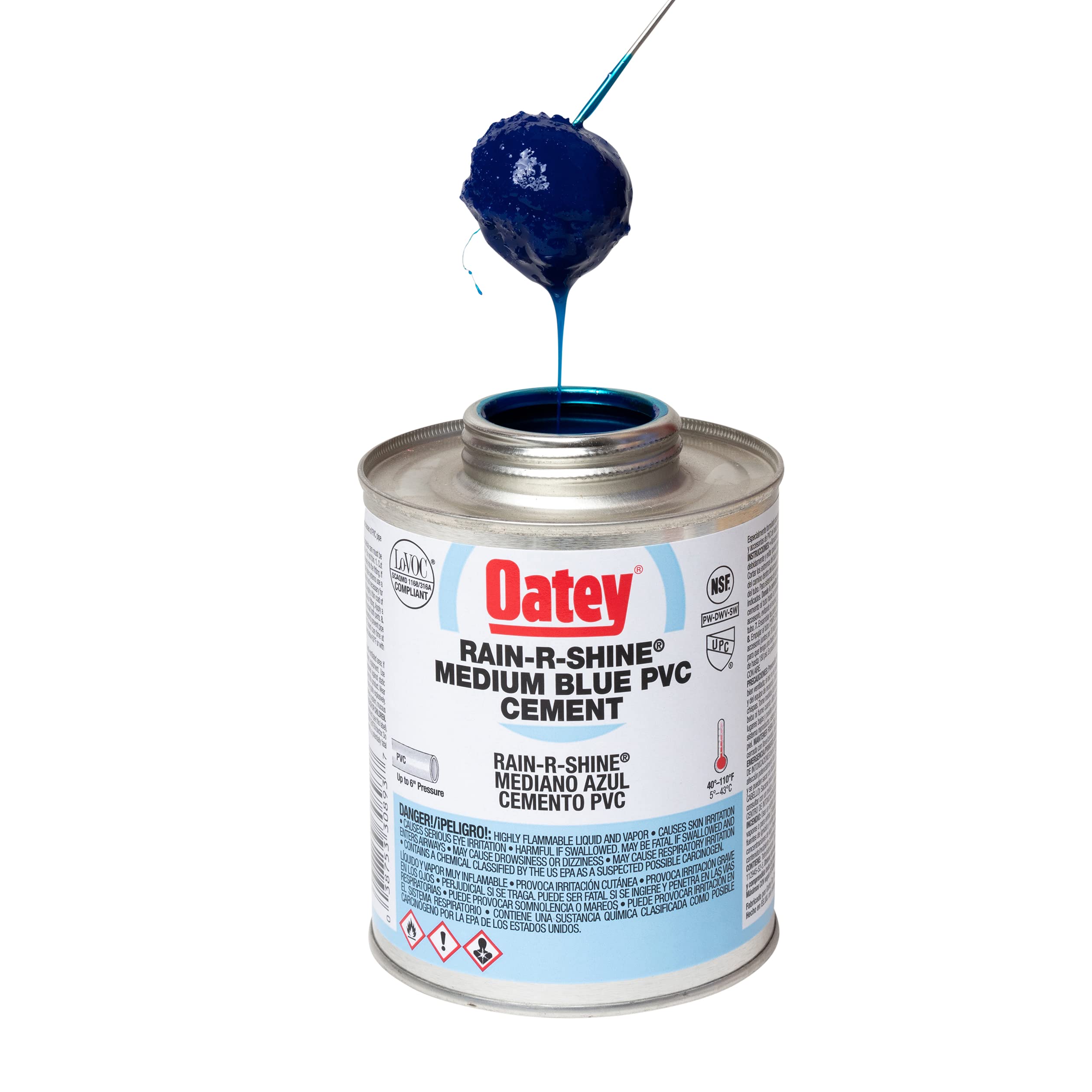 Amazon.com: Oatey 30251 Rain R Shine 4OZ RainShine Weld Kit, 4 oz