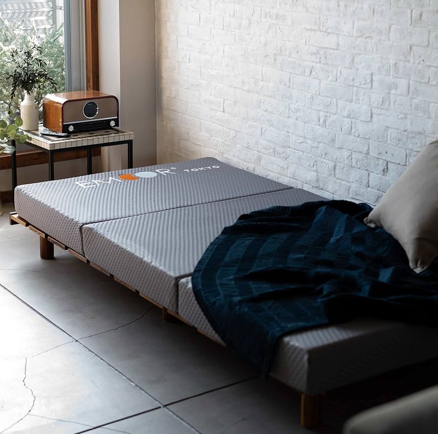 Amazon｜エムール マットレス 高反発 シングル 三つ折り 厚さ12cm 多層