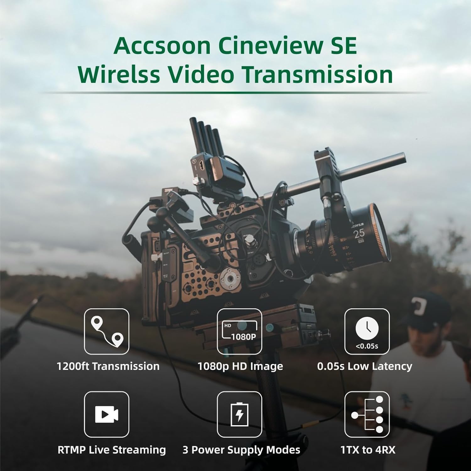 Amazon.com: Accsoon CineView SE Wireless Video Extra Receiver