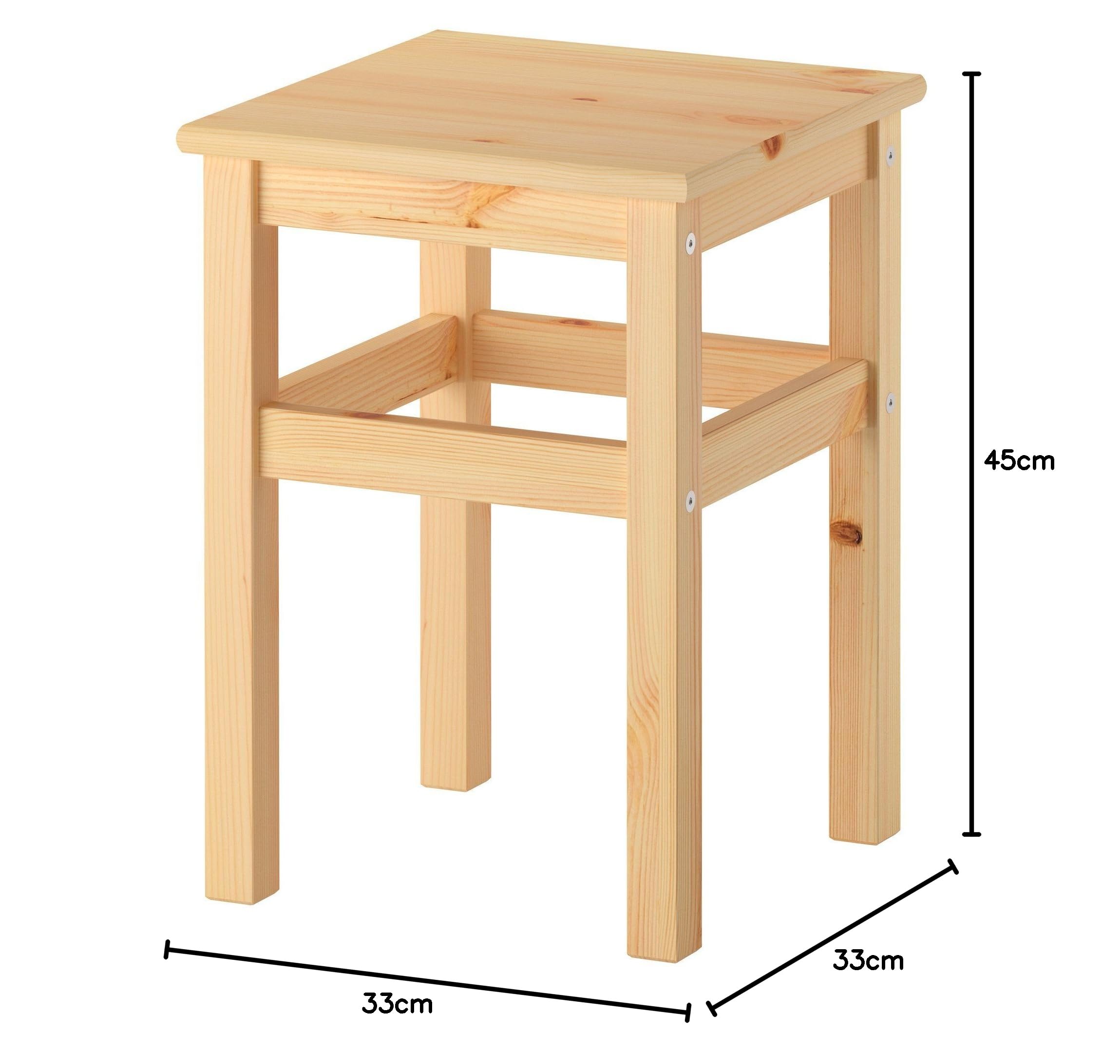 Amazon｜ODDVAR/スツール/パイン材[イケア]IKEA(00249331)｜ダイニング