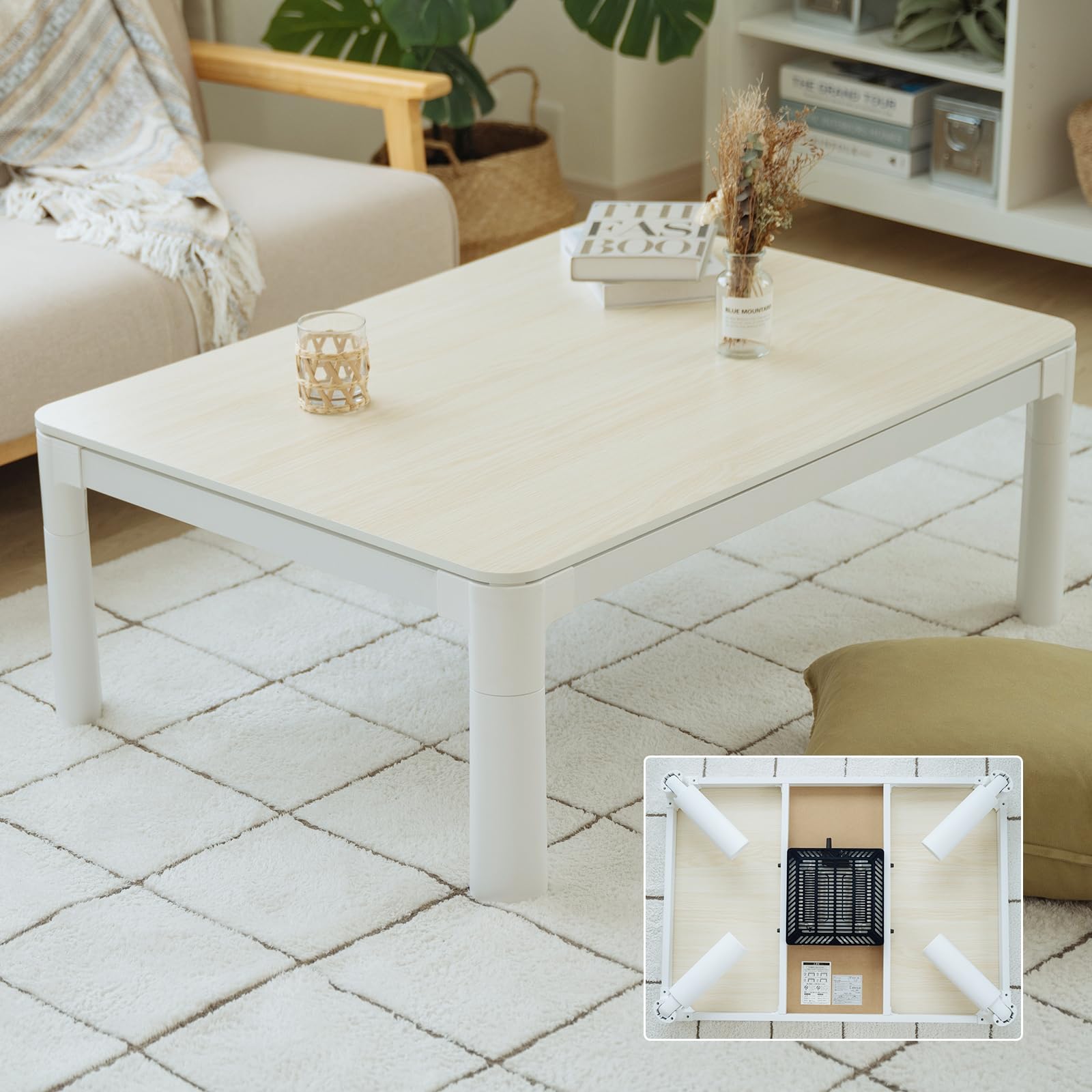 Amazon.co.jp : 【mochizukistore】 こたつ テーブル 折れ脚タイプ