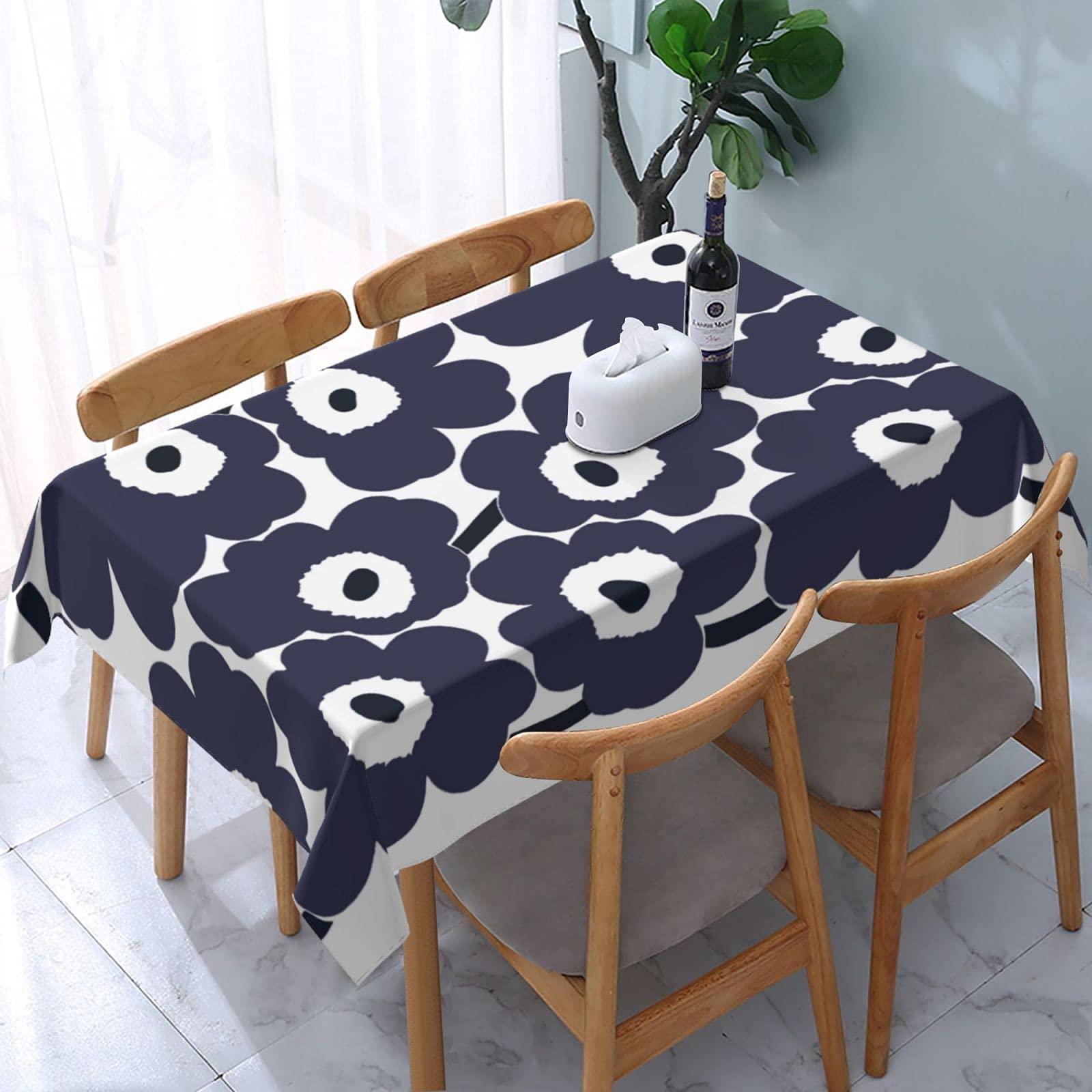 Amazon｜あいのにじょ テーブルクロス マリメッコ 花柄 テーブルカバー