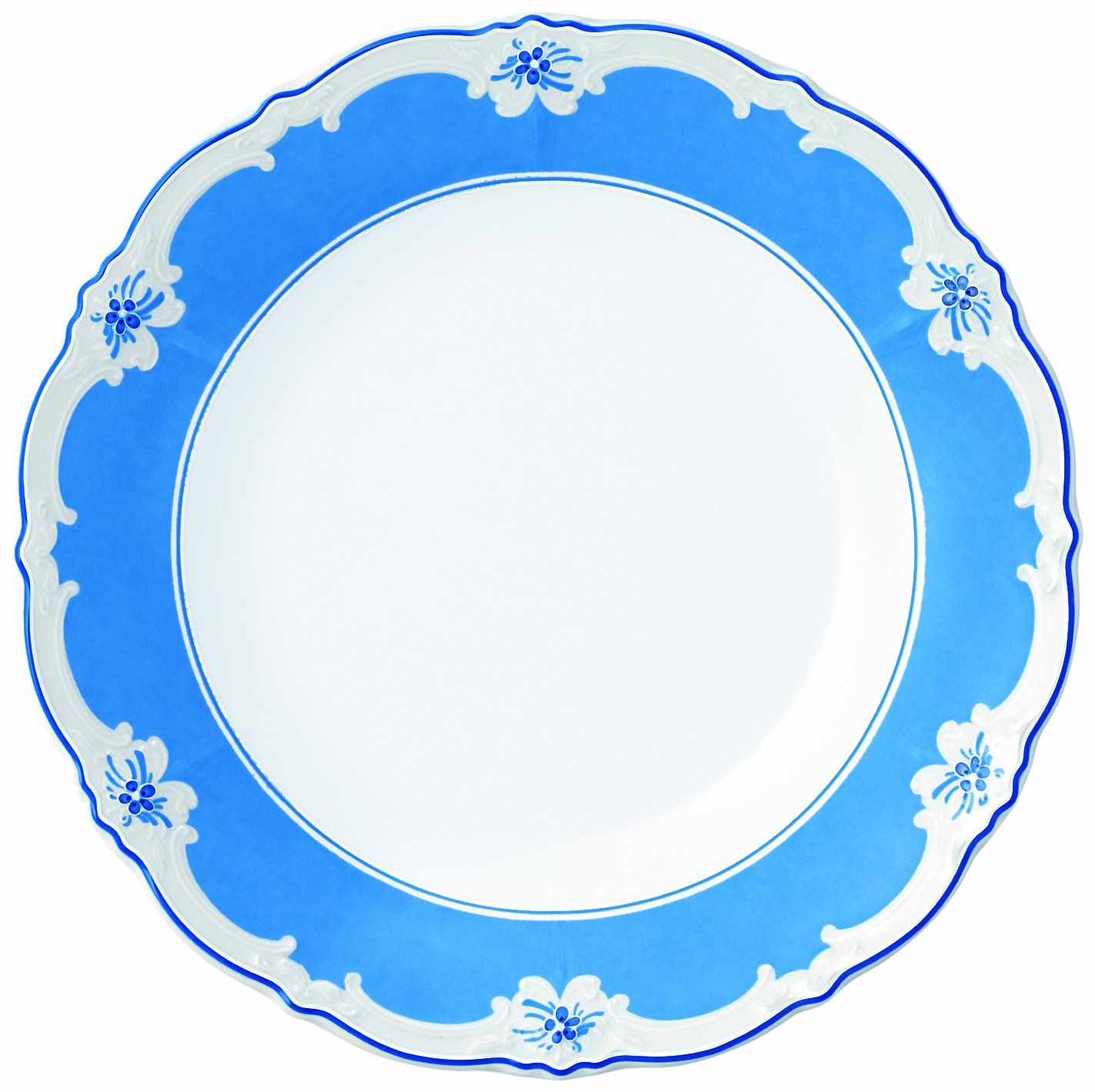 Amazon.co.jp: フッチェンロイター エステールブルー プレート 26cm