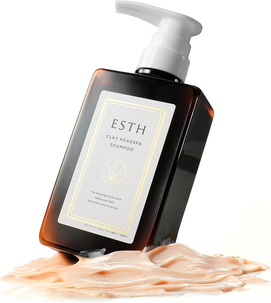 Amazon | ESTH クレイ ヘッドスパ シャンプー 380g約1カ月分