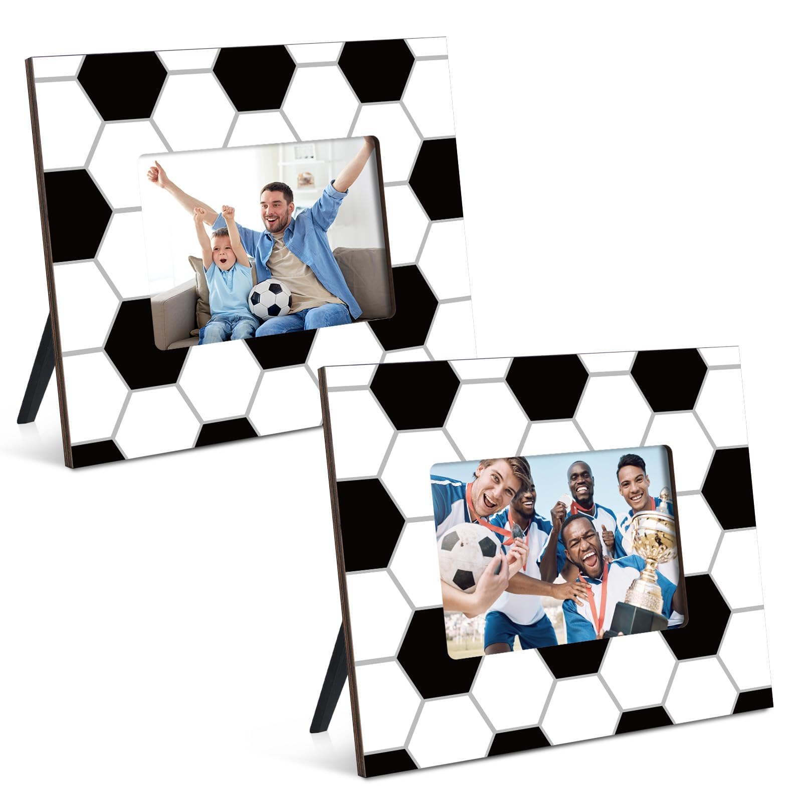 Amazon.co.jp: clothmile サッカー写真フレーム 2個 4x6インチ