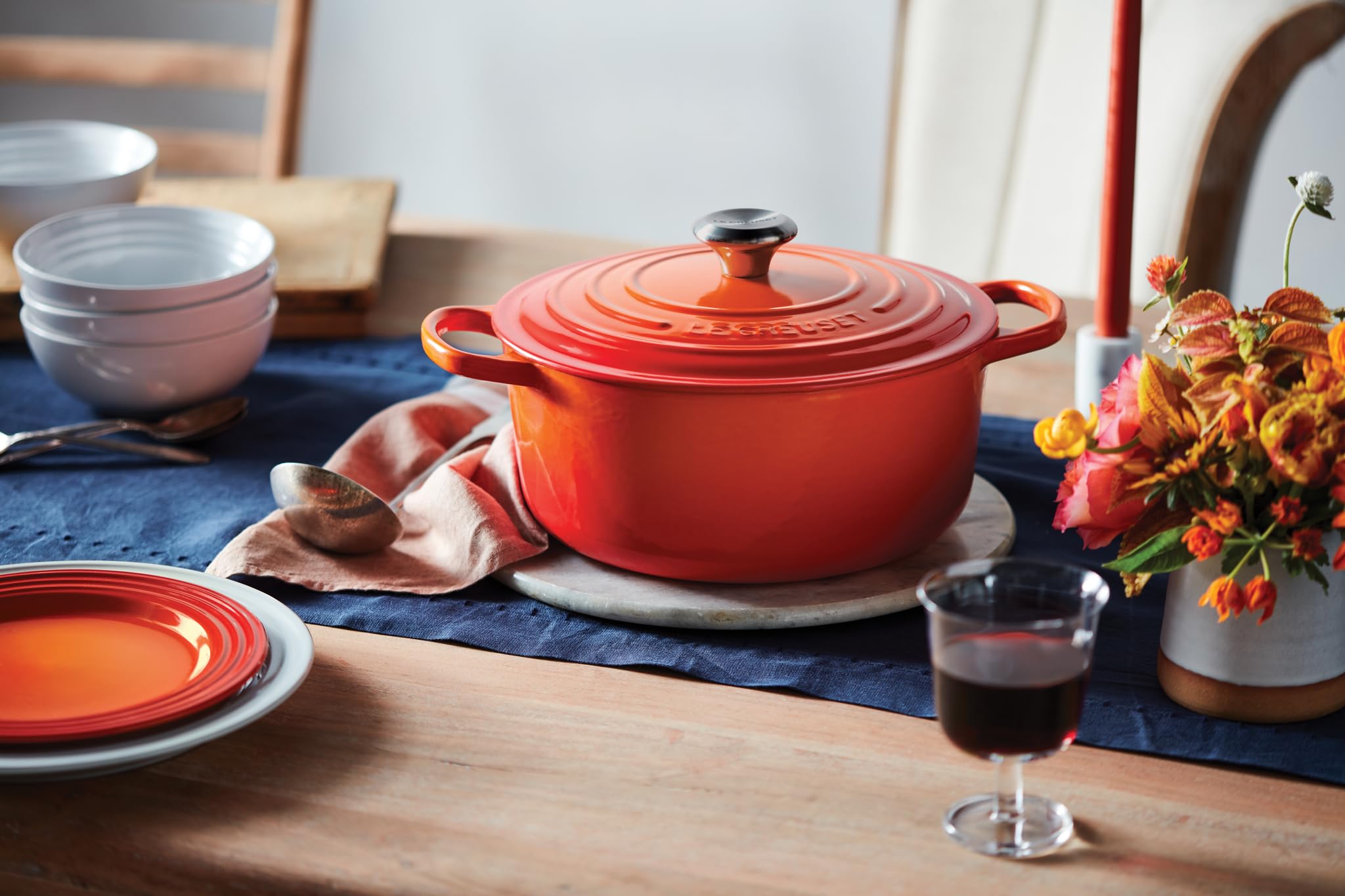 Amazon.co.jp: ル・クルーゼ(Le Creuset) 皿 ラウンド・プレート 18 cm