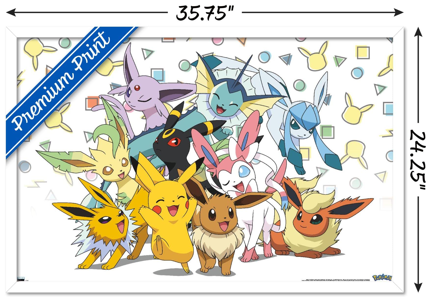 Amazon.co.jp: Trends International ポケモン - ピカチュウ、イーブイ