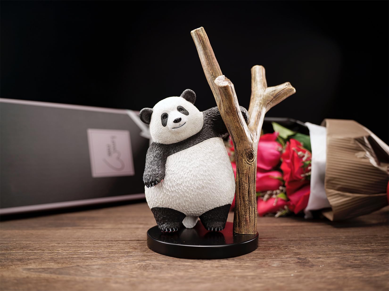 Amazon | BACALYSO | 博物志 パンダ 熊猫 フィギュア 立ち姿パンダ