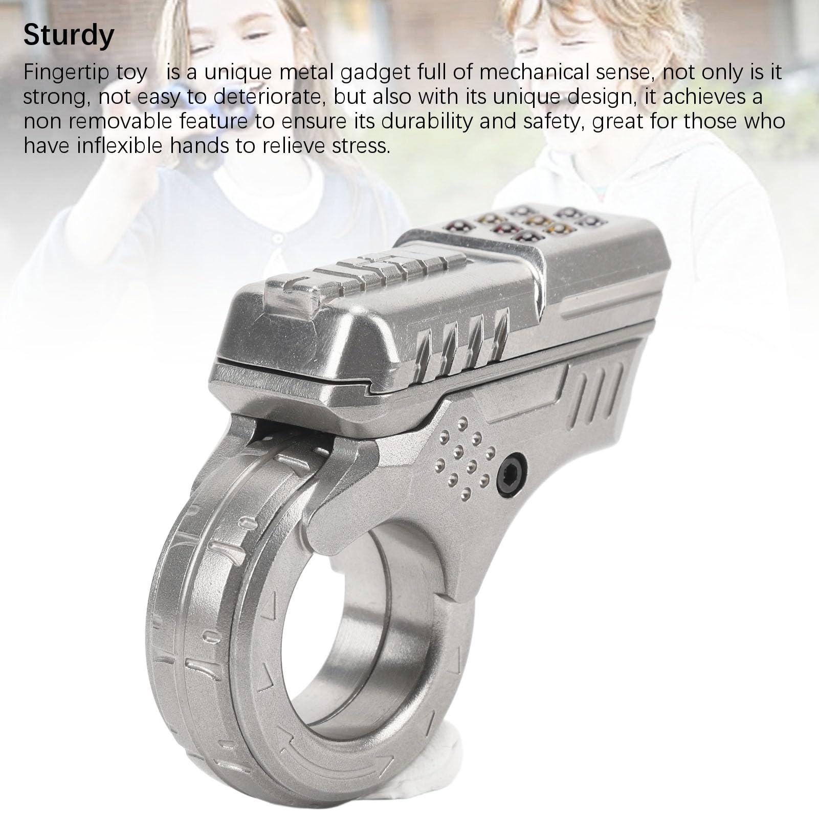 Amazon | ラチェットフィンガーフィジェット、フィジェットガン