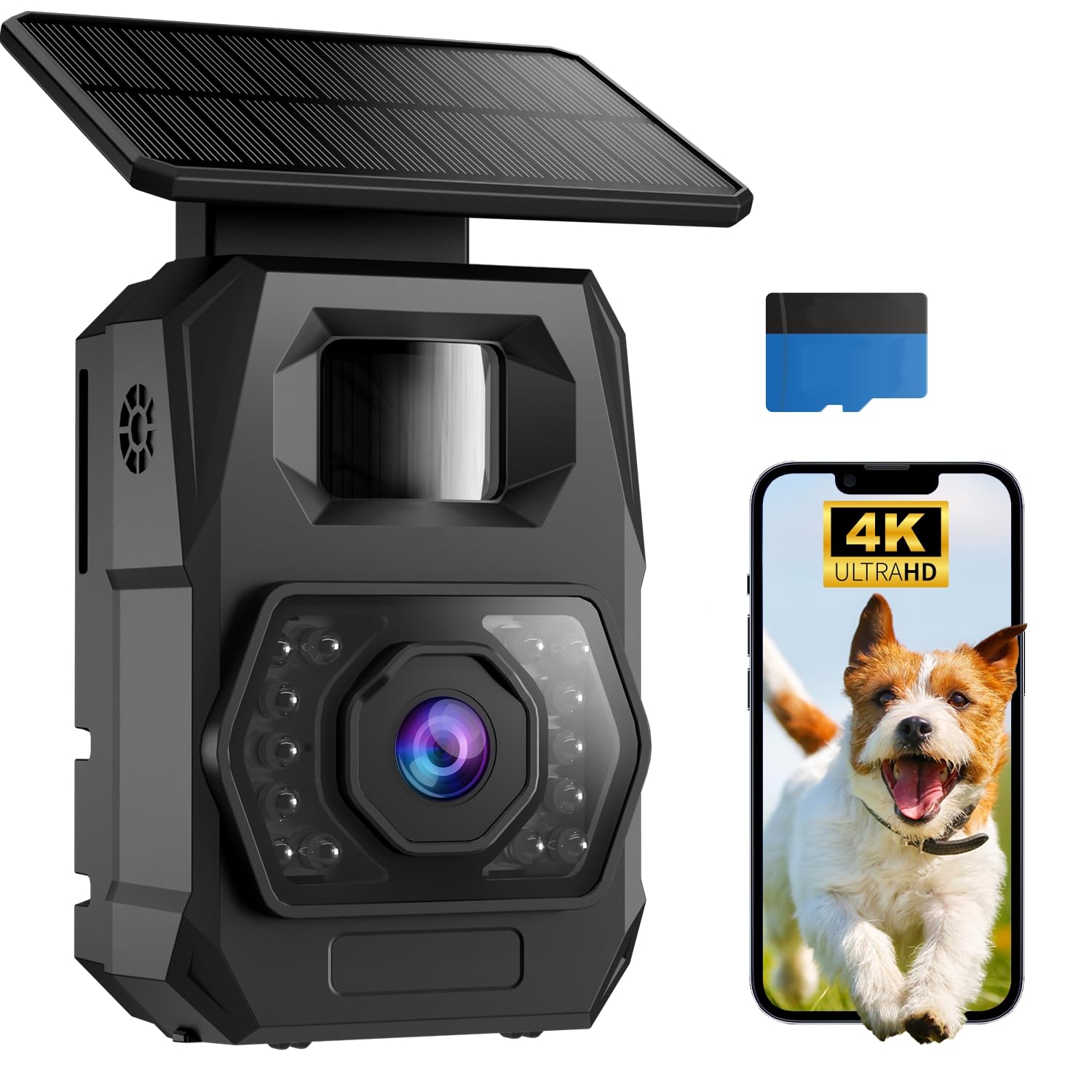 Amazon.co.jp: Hapimp 最新型【充電式＆WIFI対応】防犯カメラ トレイル