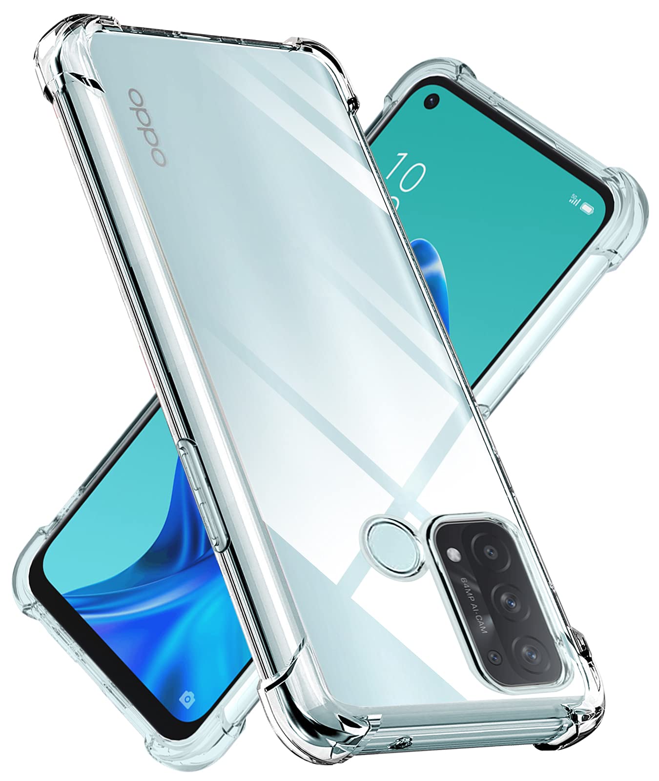 Amazon | OPPO Reno5 A ケース 透明 クリア TPU 薄型 軽量シリコン 耐