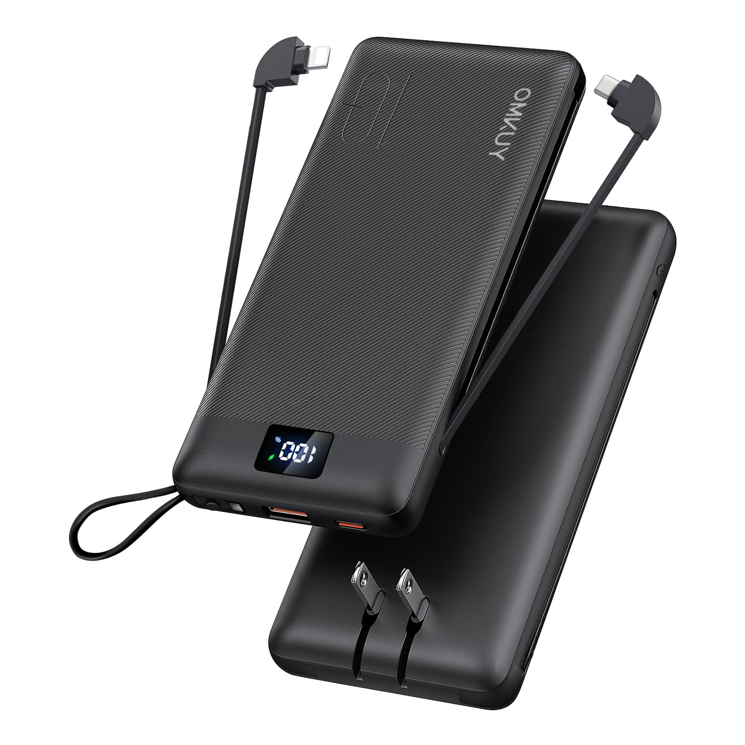 Amazon | モバイルバッテリー 大容量(ACプラグ PSE認証済み 10000mAh 3