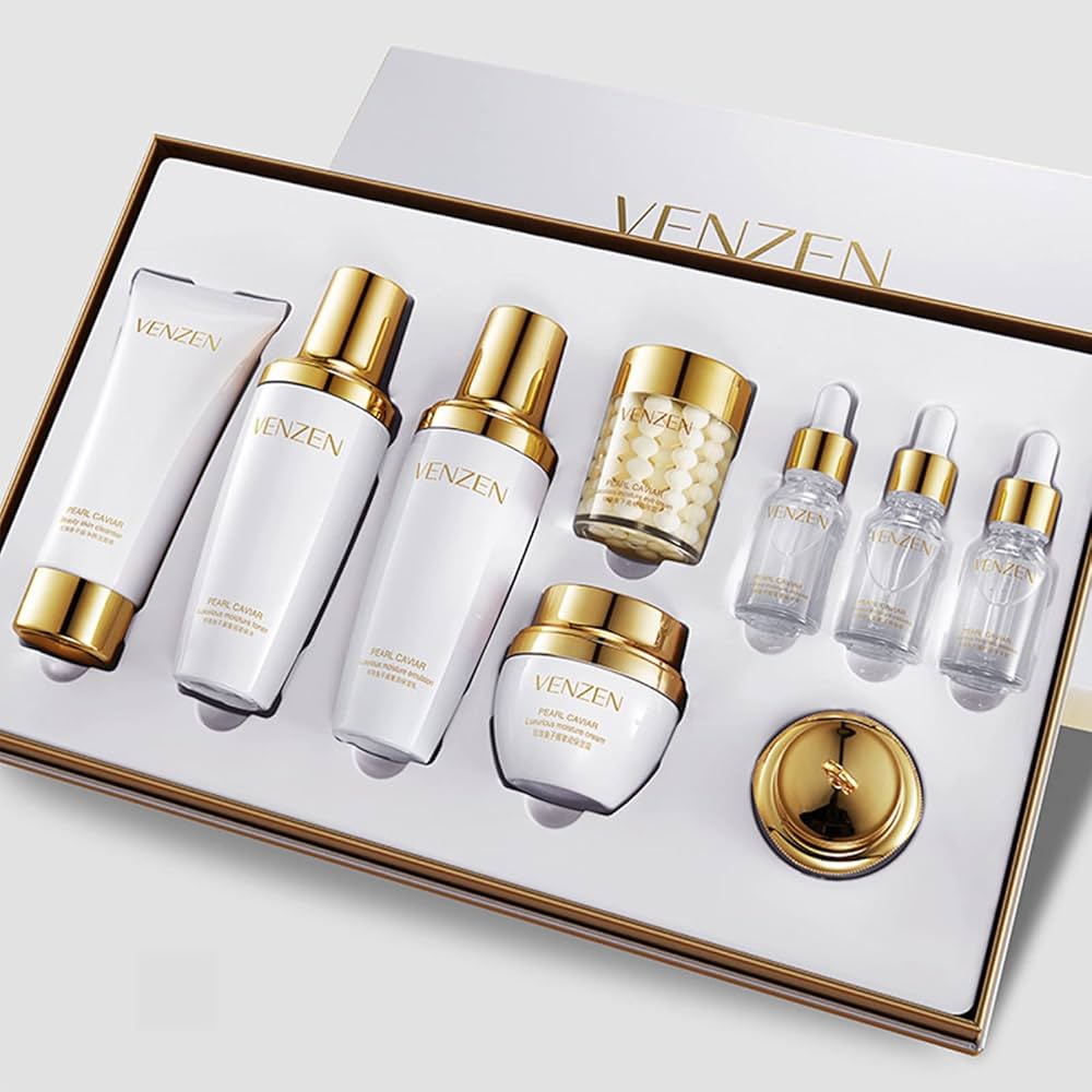 Amazon.com : VENZEN Pearl Caviar Luxurious Moisturizing Set Repair