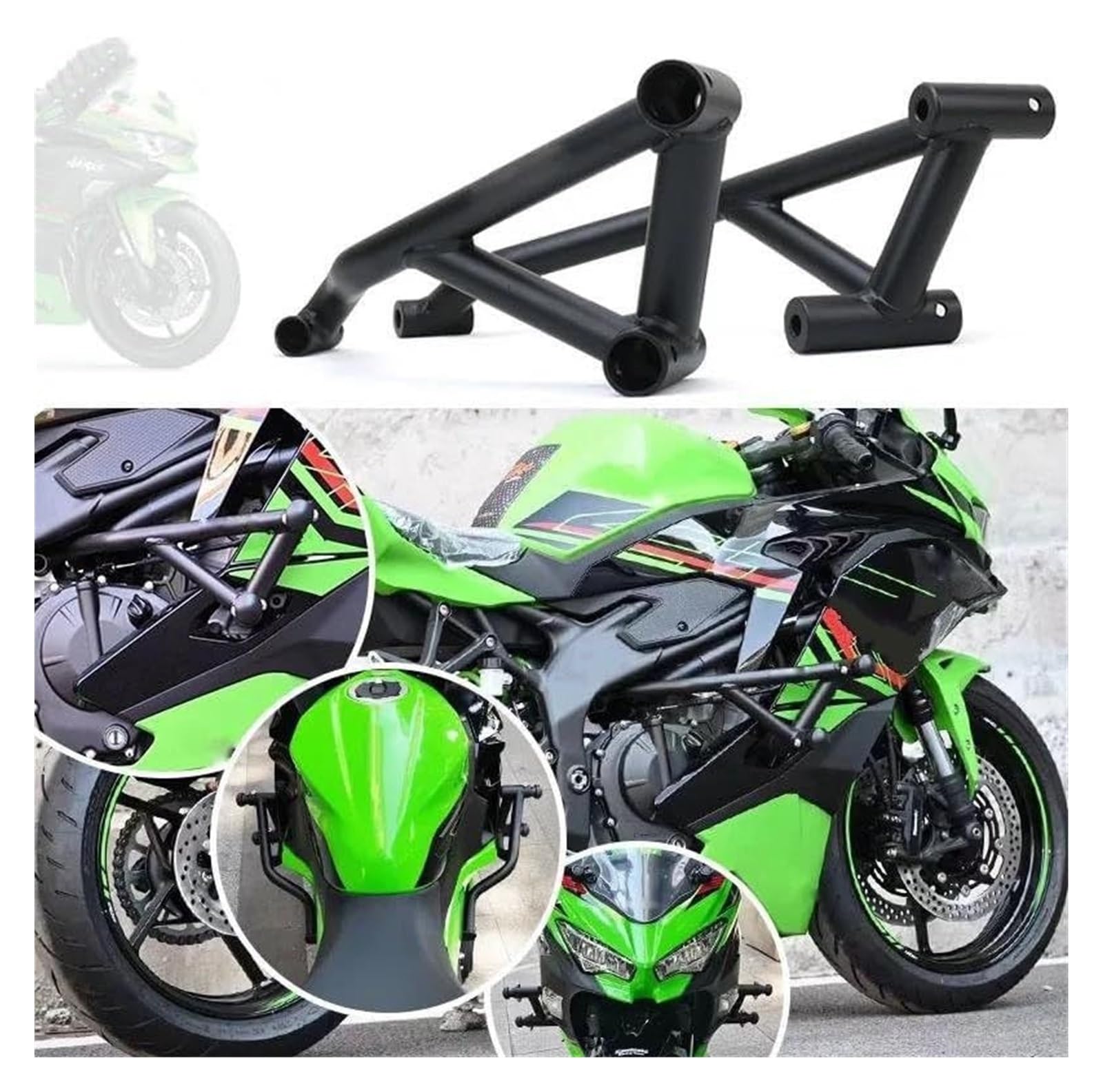 Amazon.co.jp: バイク用エンジンガード 用 カワサキ 用 忍者 ZX-4R ZX