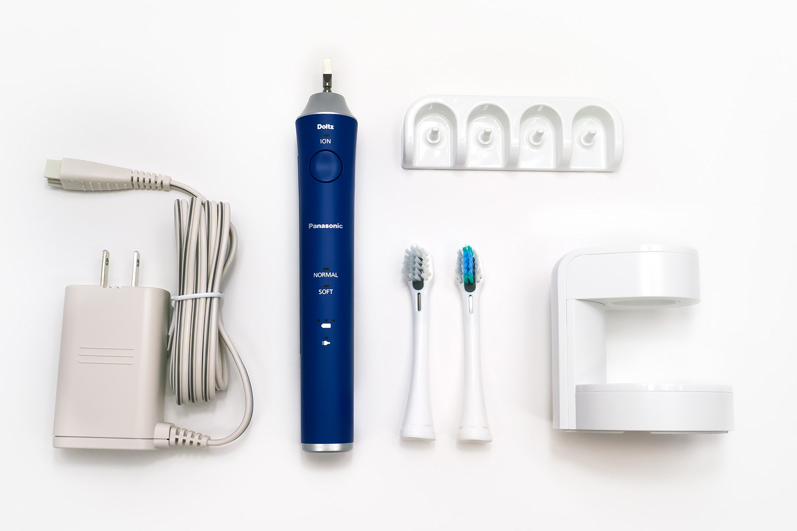 Amazon | パナソニック 電動歯ブラシ ドルツ 青 EW-DE44-A