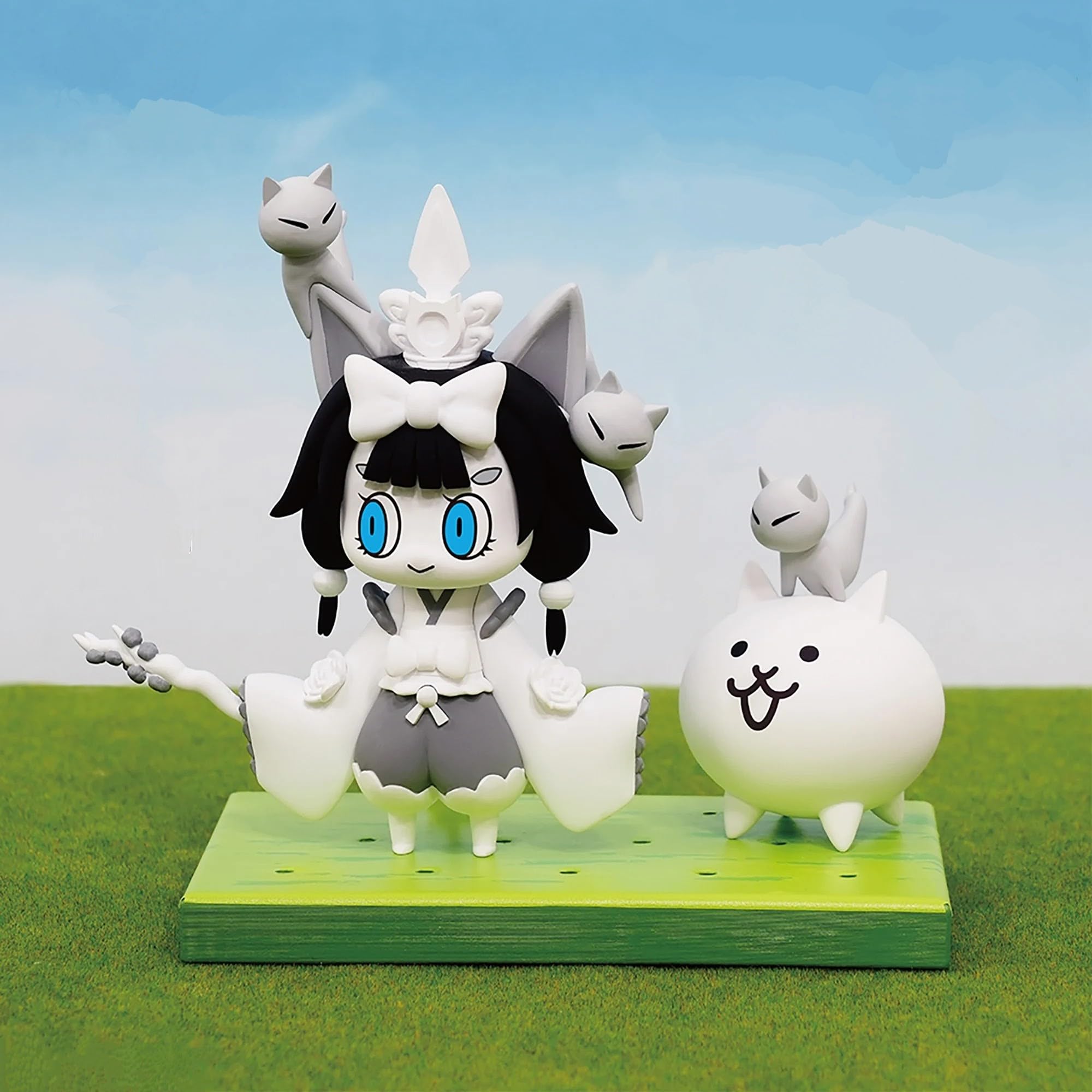 Amazon | にゃんこ*大戦争 フィギュア 巫女姫ミタマ にゃんこ軍団出陣