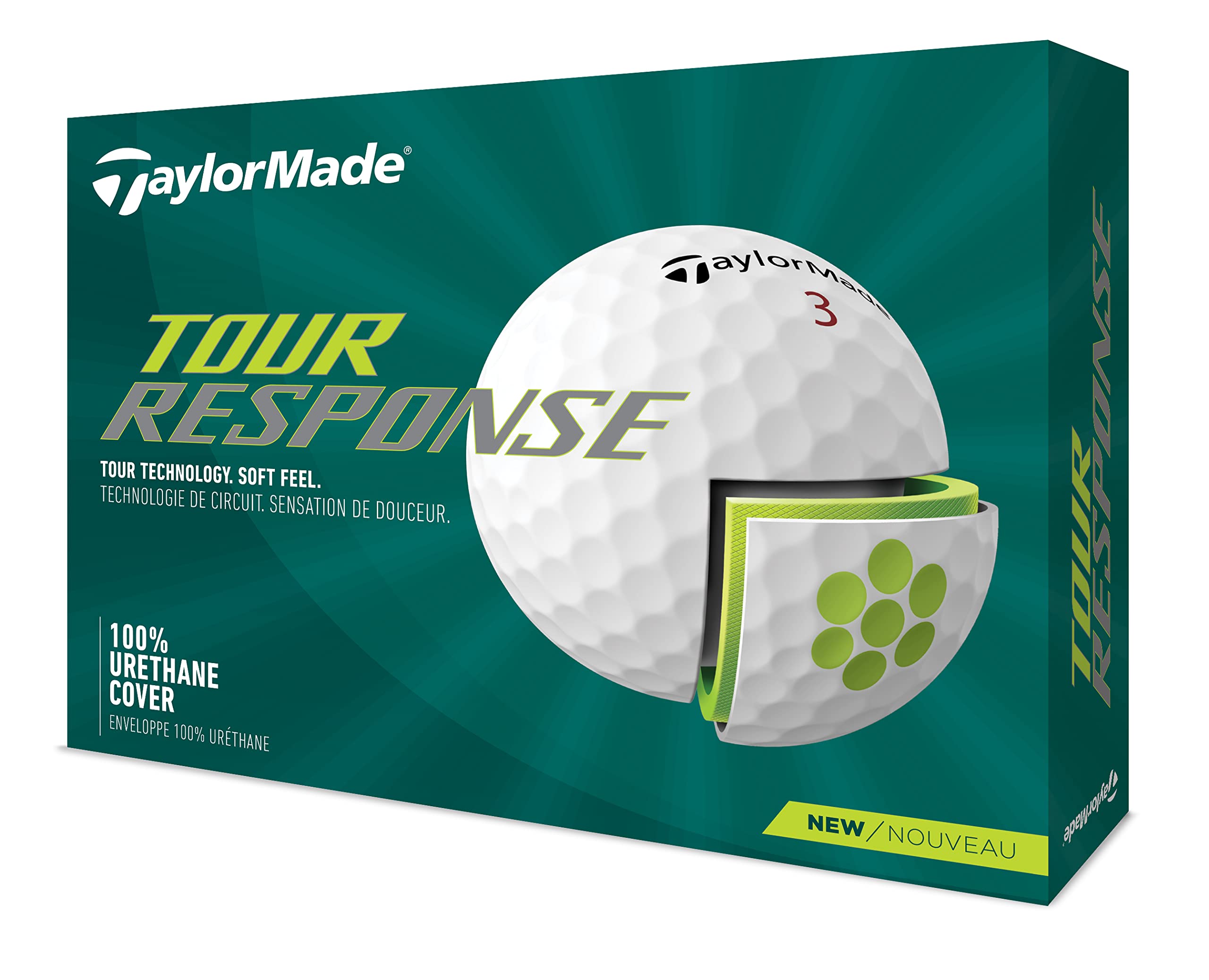 Amazon | TaylorMade (テーラーメイド) 2022 ツアーレスポンス 12個
