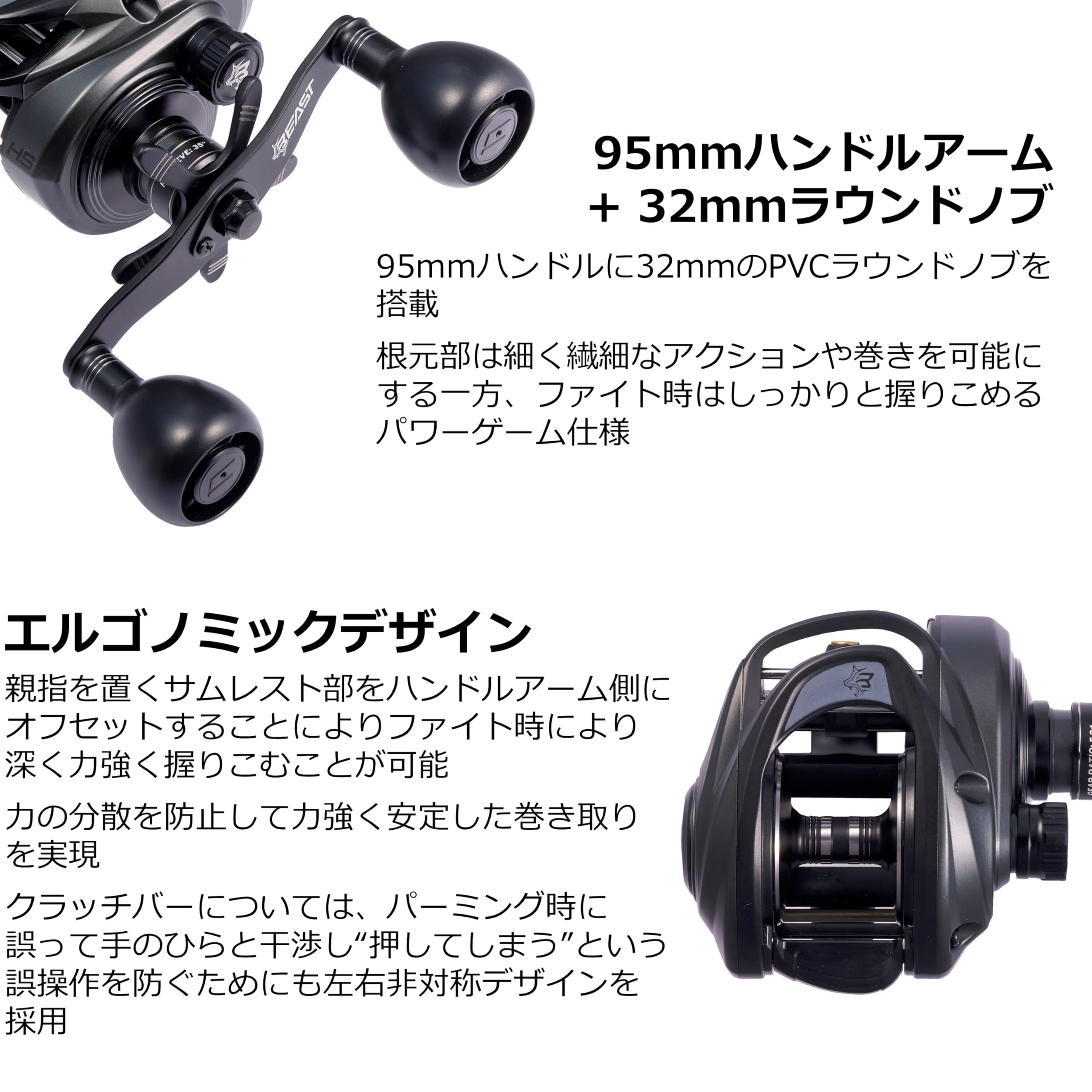 Amazon | Abu Garcia (アブガルシア) ビースト LP ビースト 300 左