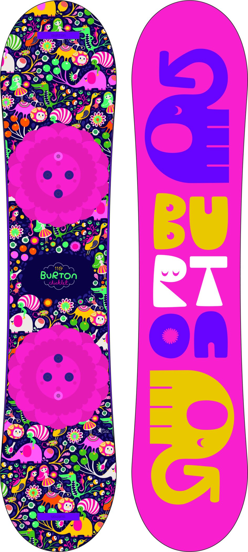 Burton CHICKLET110 GROMBINDING 2点セット Burton CHICKLET110