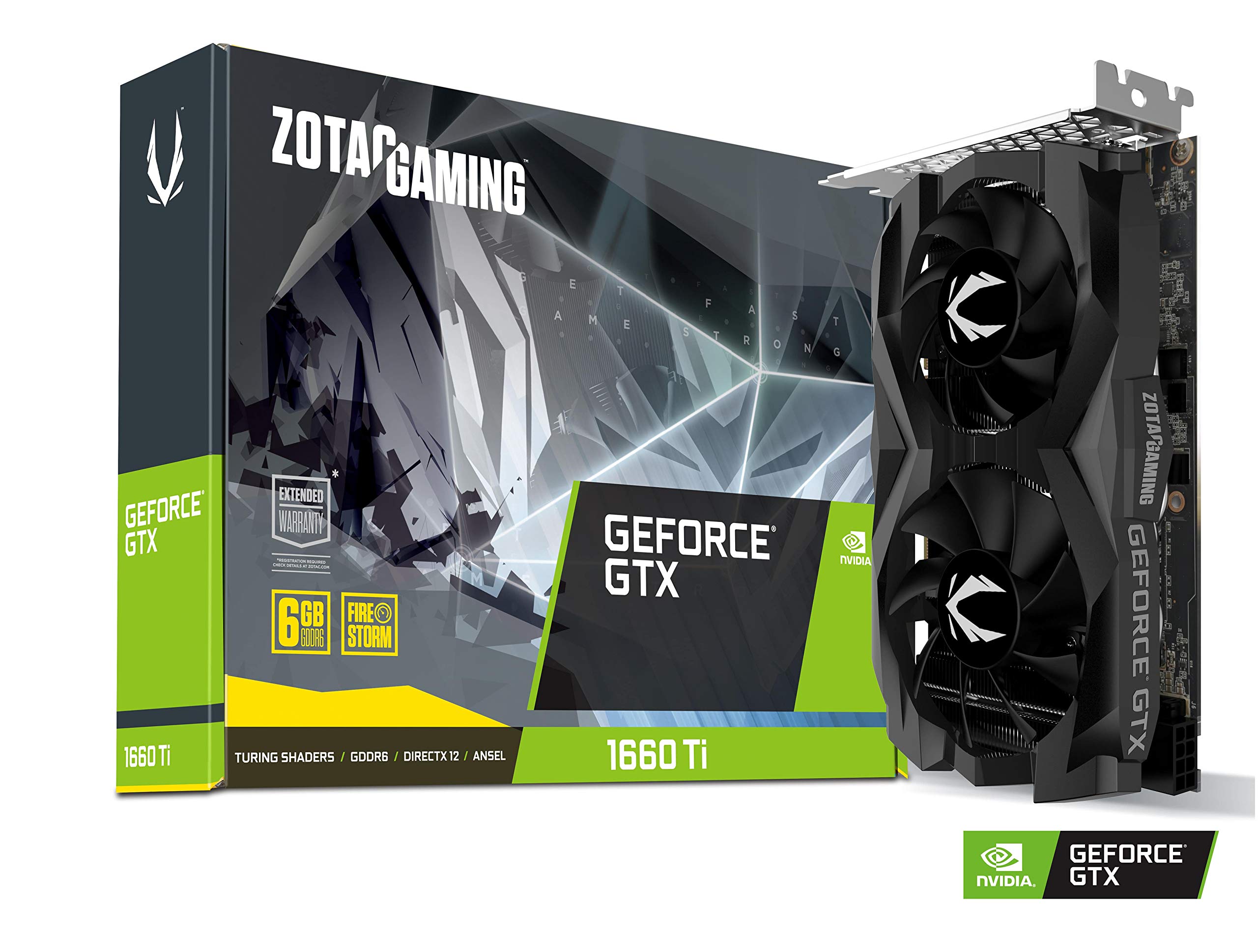 Amazon | ZOTAC GAMING GeForce GTX 1660 Ti 6GB GDDR6 グラフィックス