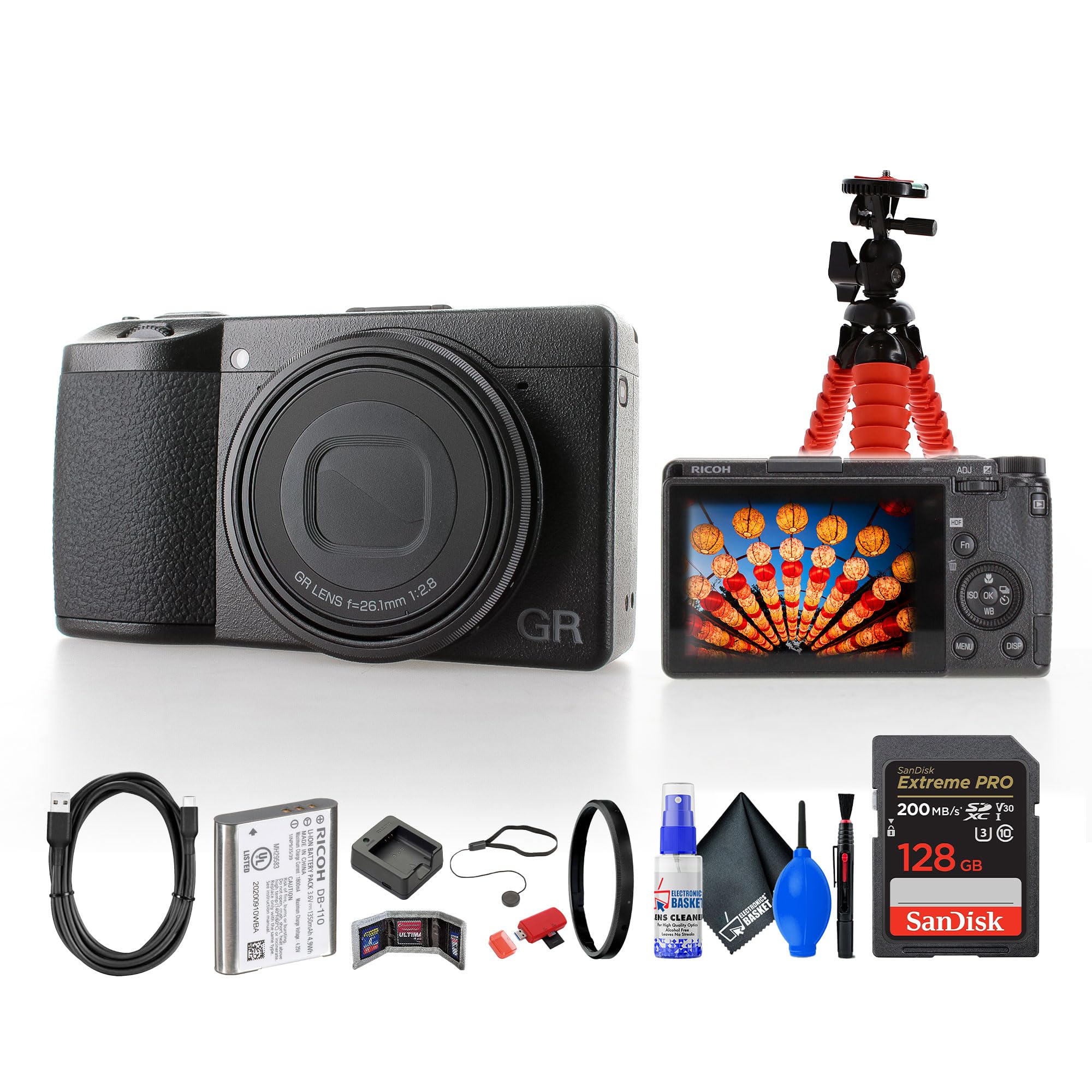 Amazon.com : Ricoh GR IIIx HDF Digital Camera (01283) Bundle