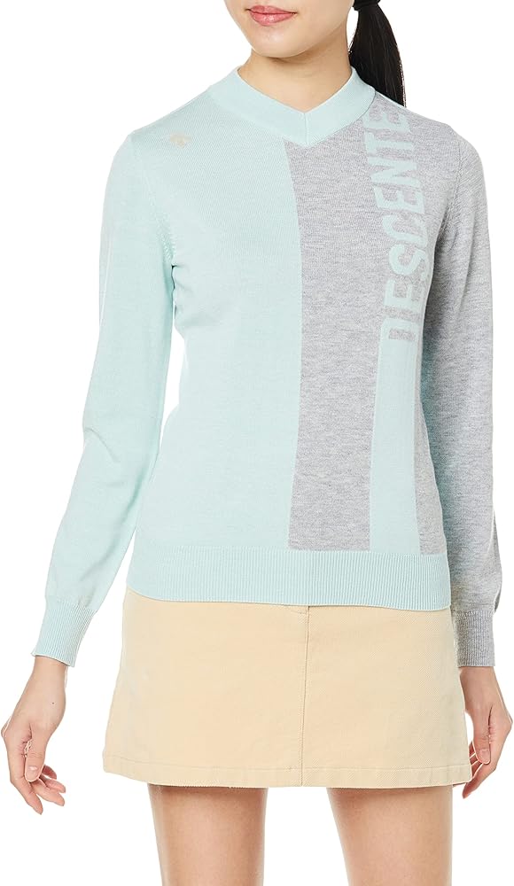 デサントゴルフコリア韓国デサントゴルフウェアレディースモックネック