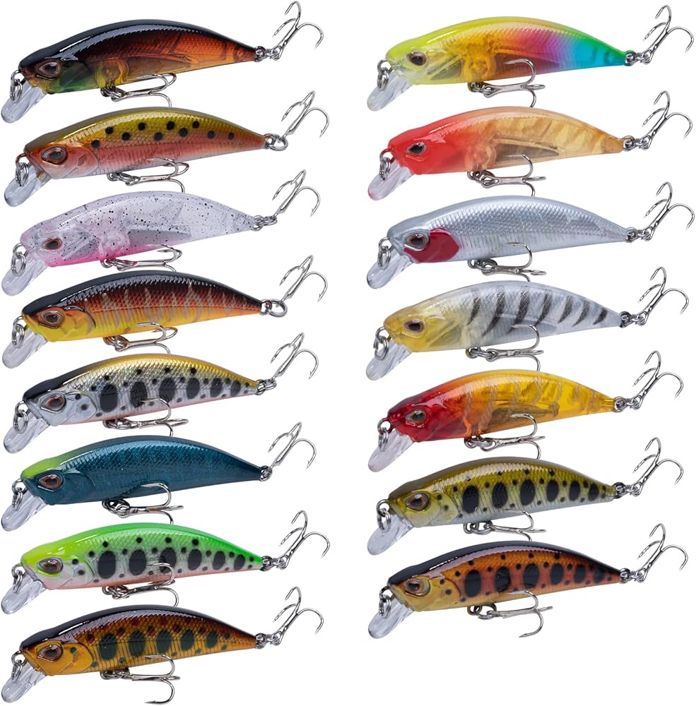 Amazon.co.jp: Goture ミノー ルアー セット 渓流 湾岸 シンキング