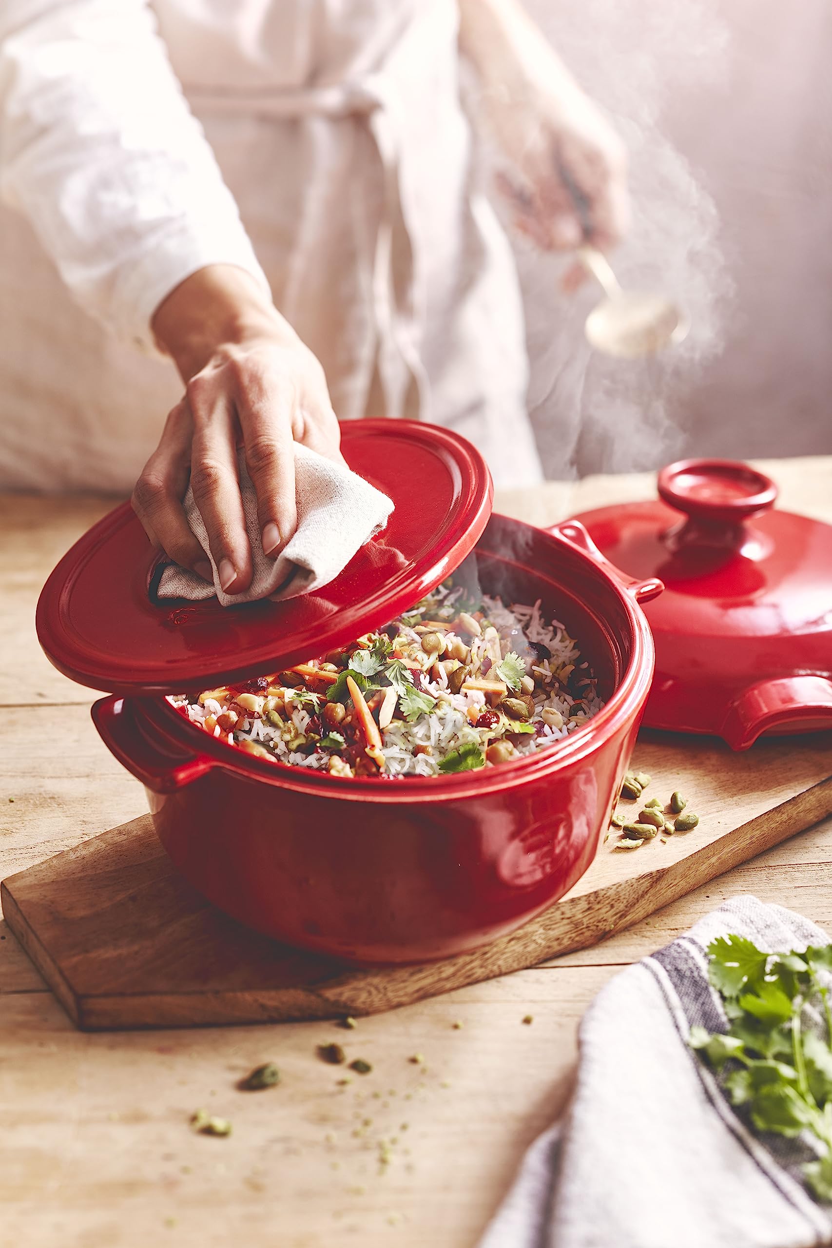 Amazon.com | Emile Henry 2.5 qt Rice Pot | Charcoal: Rice Bowls