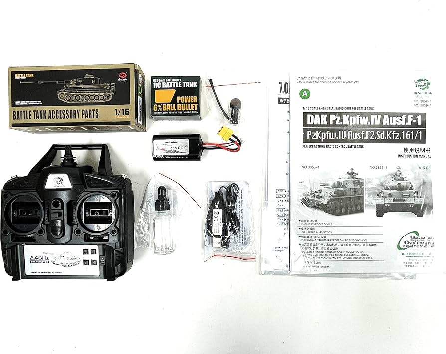 Amazon | ☆7.0 ver☆ 1/16 戦車ラジコン ドイツ陸軍 Ⅳ号 F型