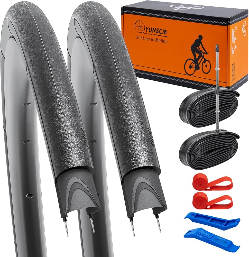 Amazon | YunSCM 2本セット,700 23c タイヤ 軽量 穿刺防止,700x23c 23