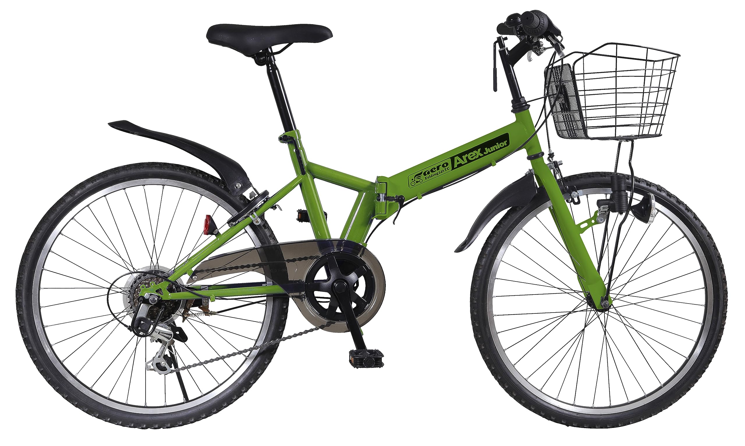 Amazon | パンクしない 24型 24インチ 6段変速付 折り畳みジュニア