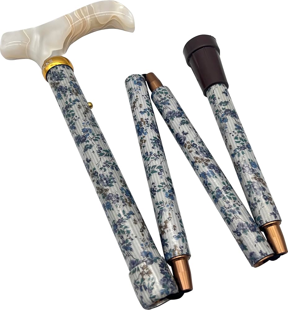 Amazon.co.jp: リバティプリントを纏った美しく、優しい折りたたみ杖