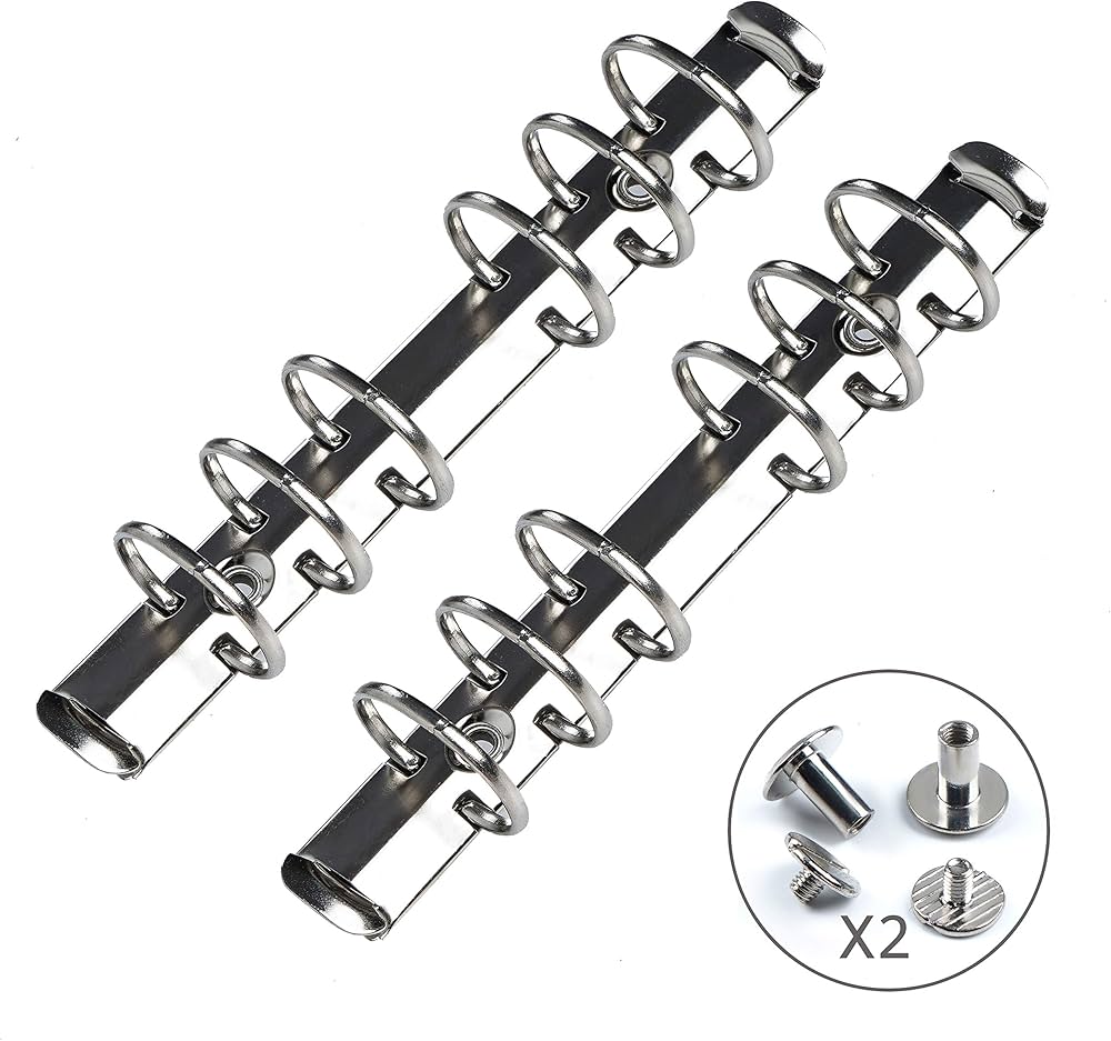 Amazon | Moterm 2ピース 6穴リングバインダーメカニズム交換キット