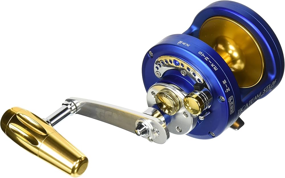 Amazon.co.jp: Tica STLシリーズ左利き用Offshore釣りリール ブルー