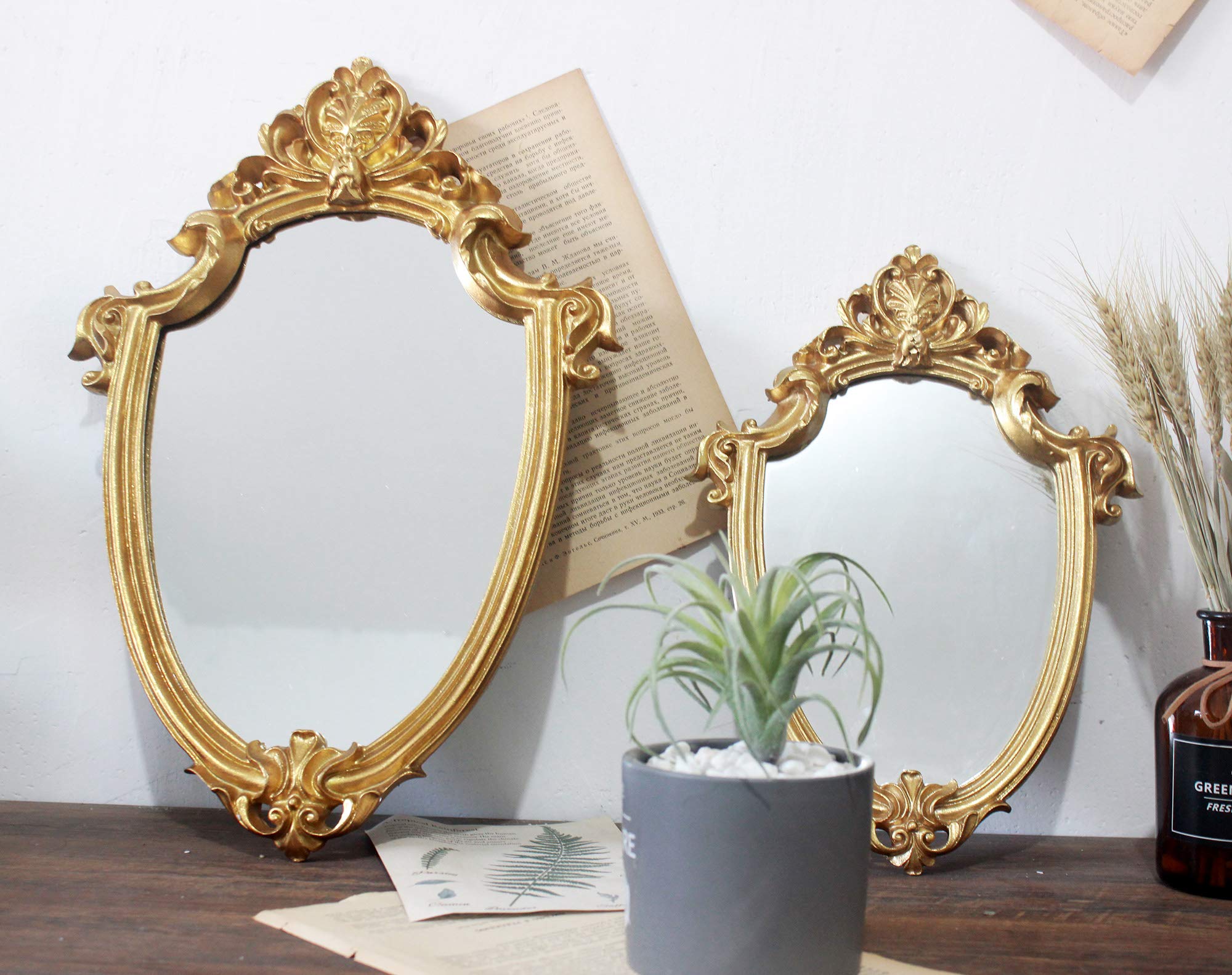 Amazon.com: BetyHom Vintage Gold Resin Frame Decorative Wall