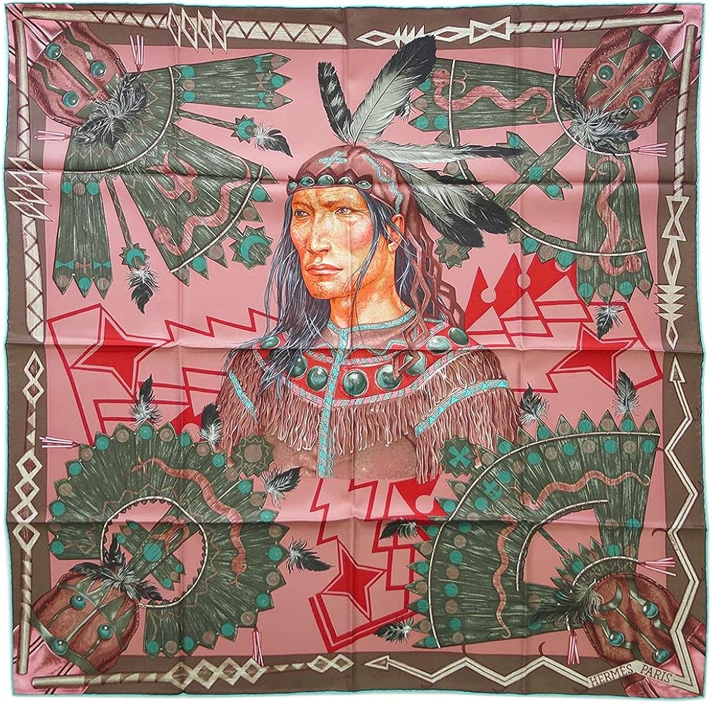 Amazon | [エルメス] スカーフ ソルド カレ ツイル シルク100％ 90CMS