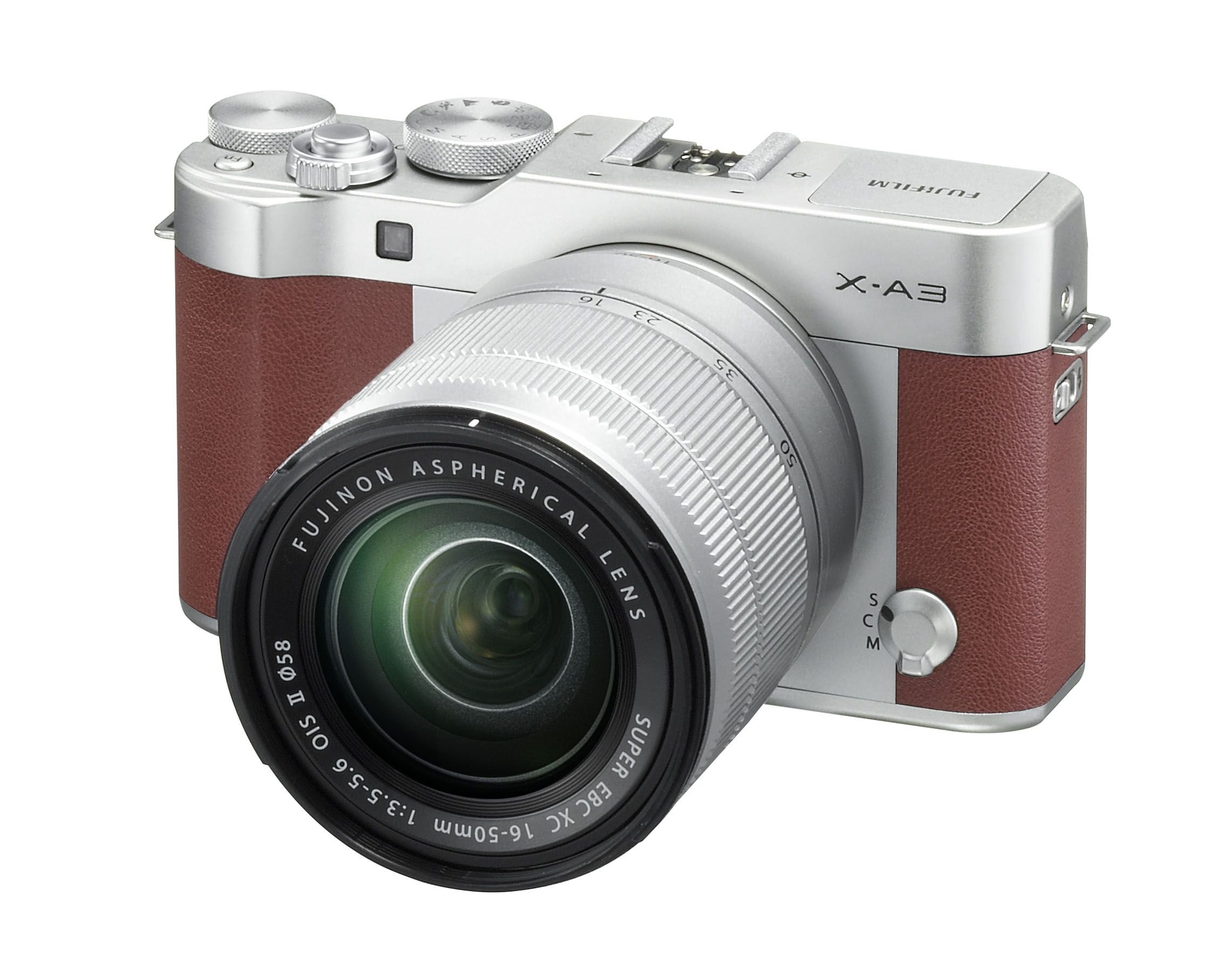 Amazon | FUJIFILM ミラーレス一眼 X-A3 レンズキット ブラウン X-A3LK