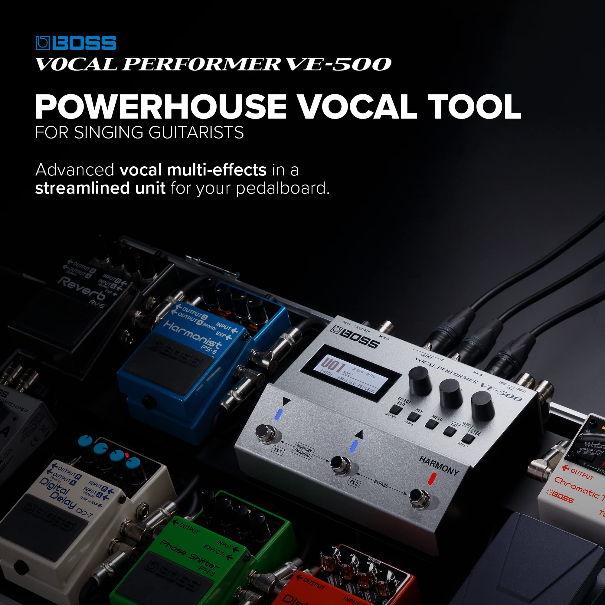 Amazon.com: BOSS VE-500 Vocal Performer | Advanced Vocal Multi