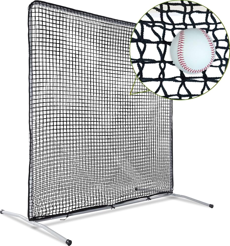 Amazon | 野球ネット 防球ネット 練習用：野球バックネット 2.1x2.1m